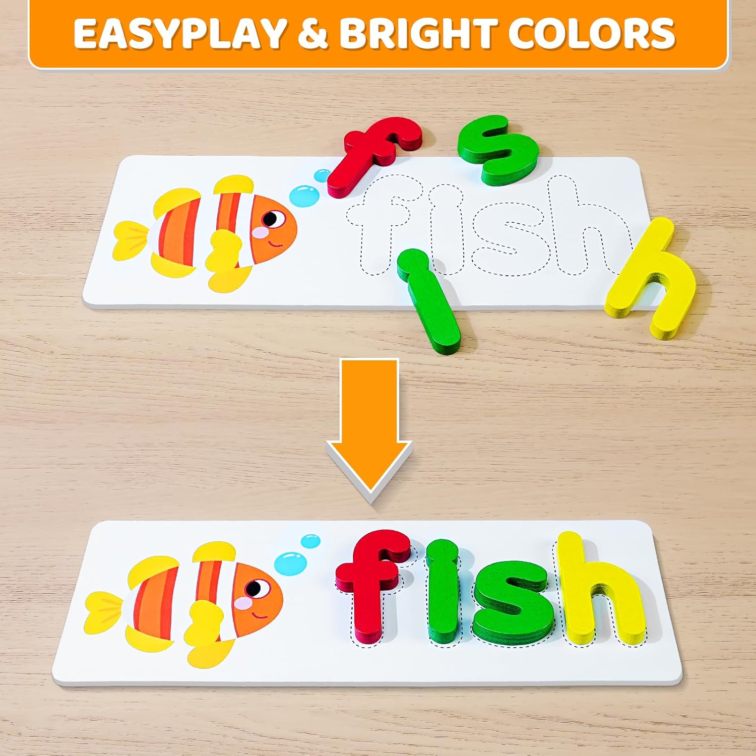 BEESTECH Alphabet ABC Learning Educational Toys for 3 4 5 Years Old Bo