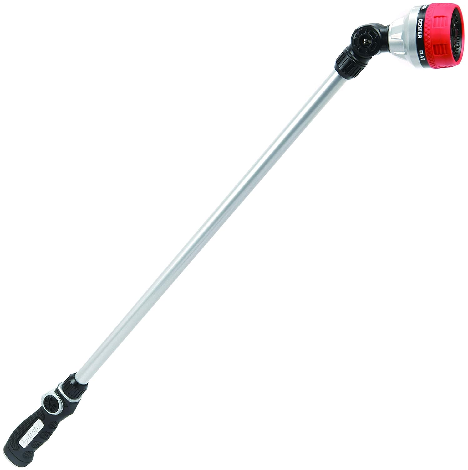 Eden 96618 Long Metal Garden Wand with 7 Watering Pattern, Thumb Contr