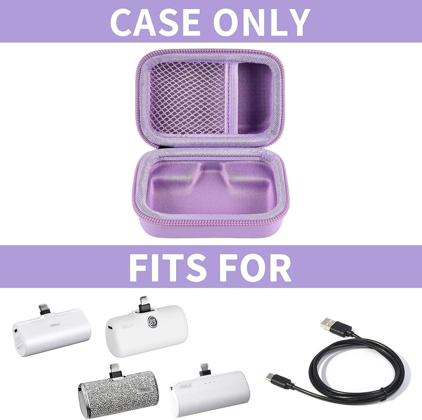 Portable Charger Power Bank Case for Swyop/for Feob/for Charmast/for J