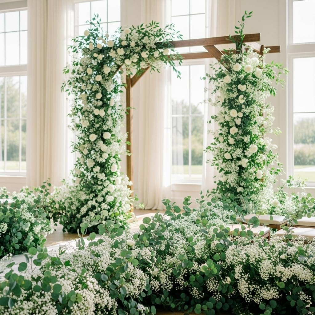 Sukh 10PCS Baby Breath Artificial Flowers Fake Babys Breath Gypsophila