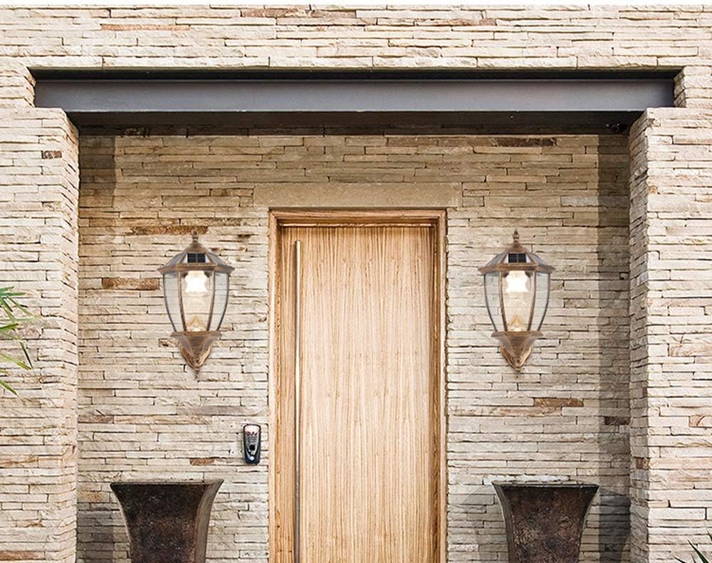Wall Lamps Led Solar Light Outdoor Waterproof Lamp European Villa Garden Lights Door Balcony Exterior Lantern