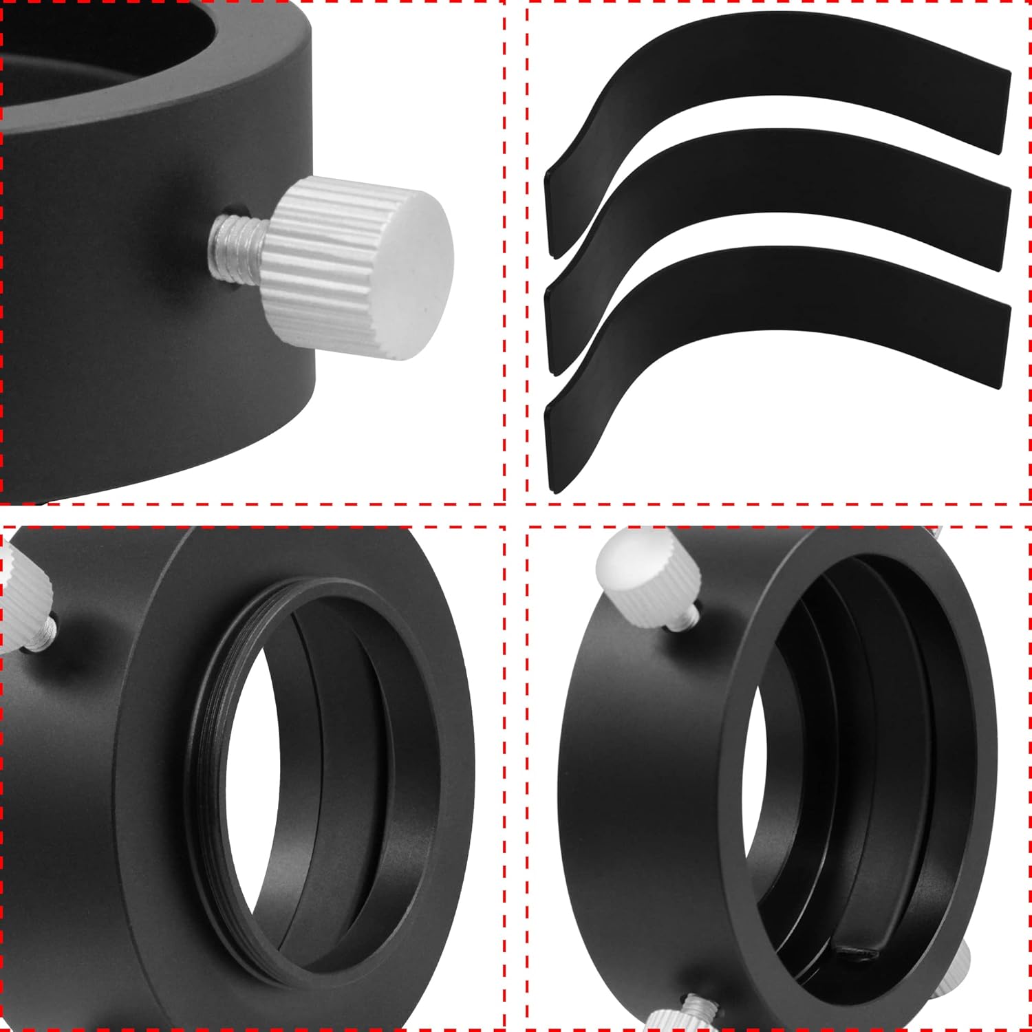 Universal T2 Camera Photo Adapter for Telescope and Spotting Scope - e