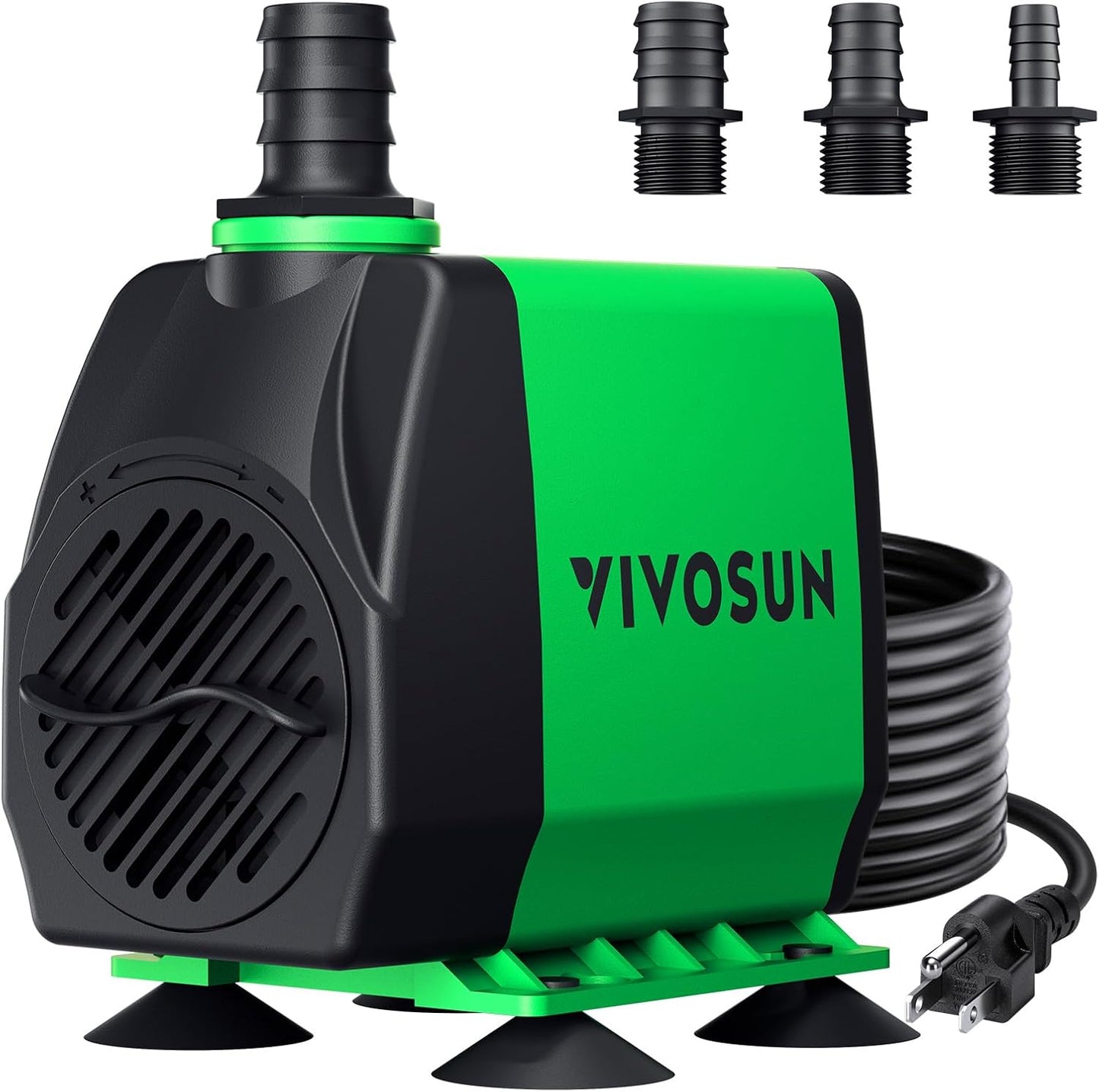 VIVOSUN 800GPH Submersible Pump(3000L/H, 24W), Ultra Quiet Water Fount