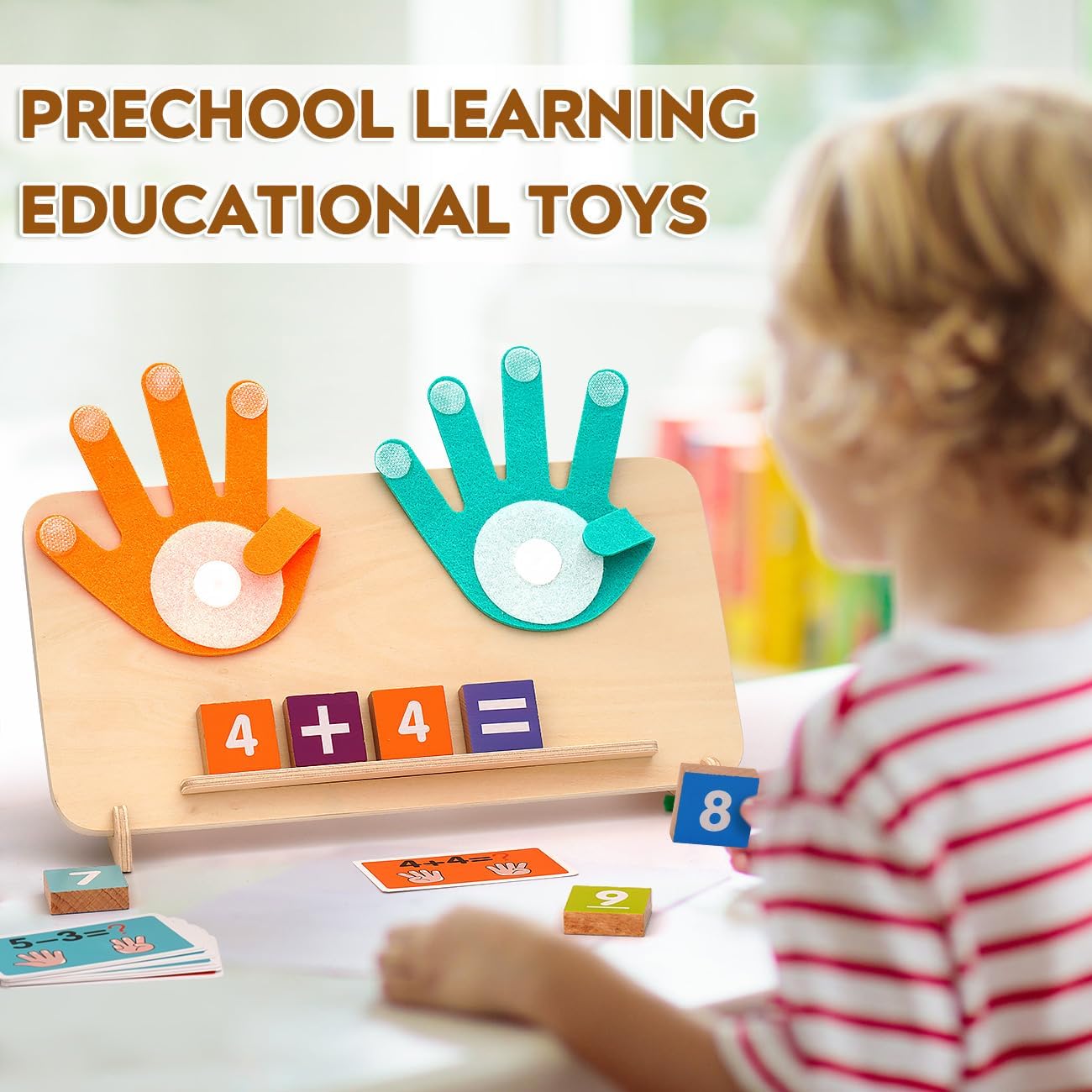 Preschool Learning Toys for Toddlers 2-4, Educational Math Manipulativ