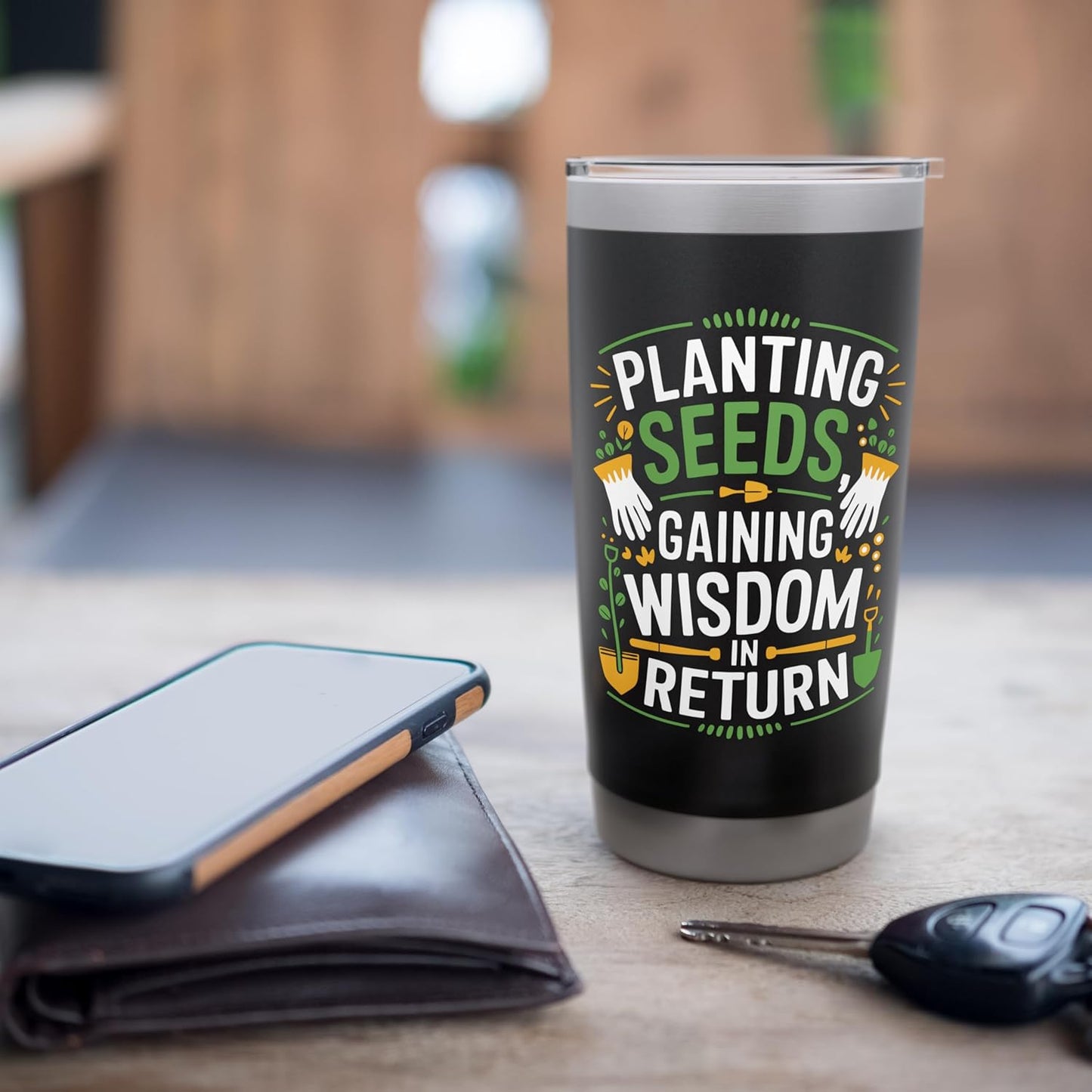 Garden Plant Lover Gardener Lover Gardening Planting Seeds Stainless Steel Insulated Tumbler