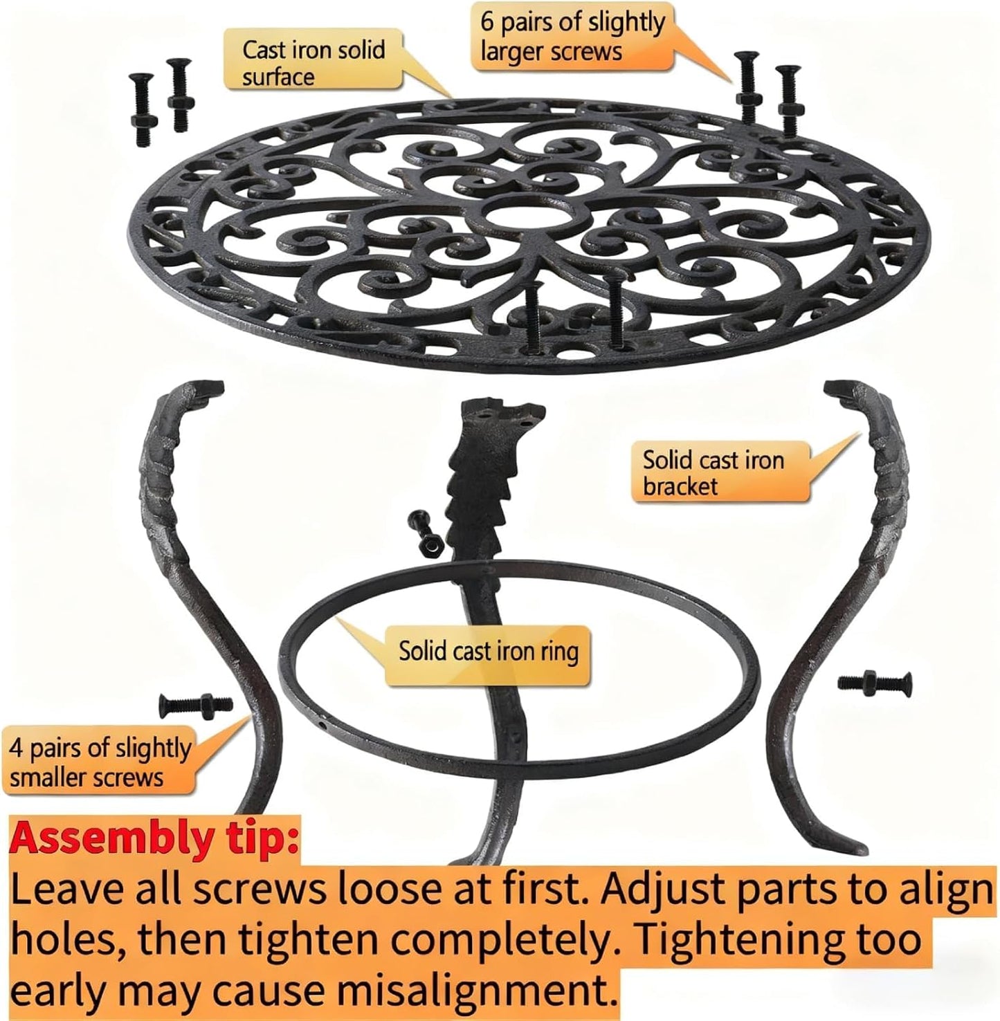 Notakia Plant Stand Indoor Outdoor Clearance Heavy Duty Cast Iron Plan