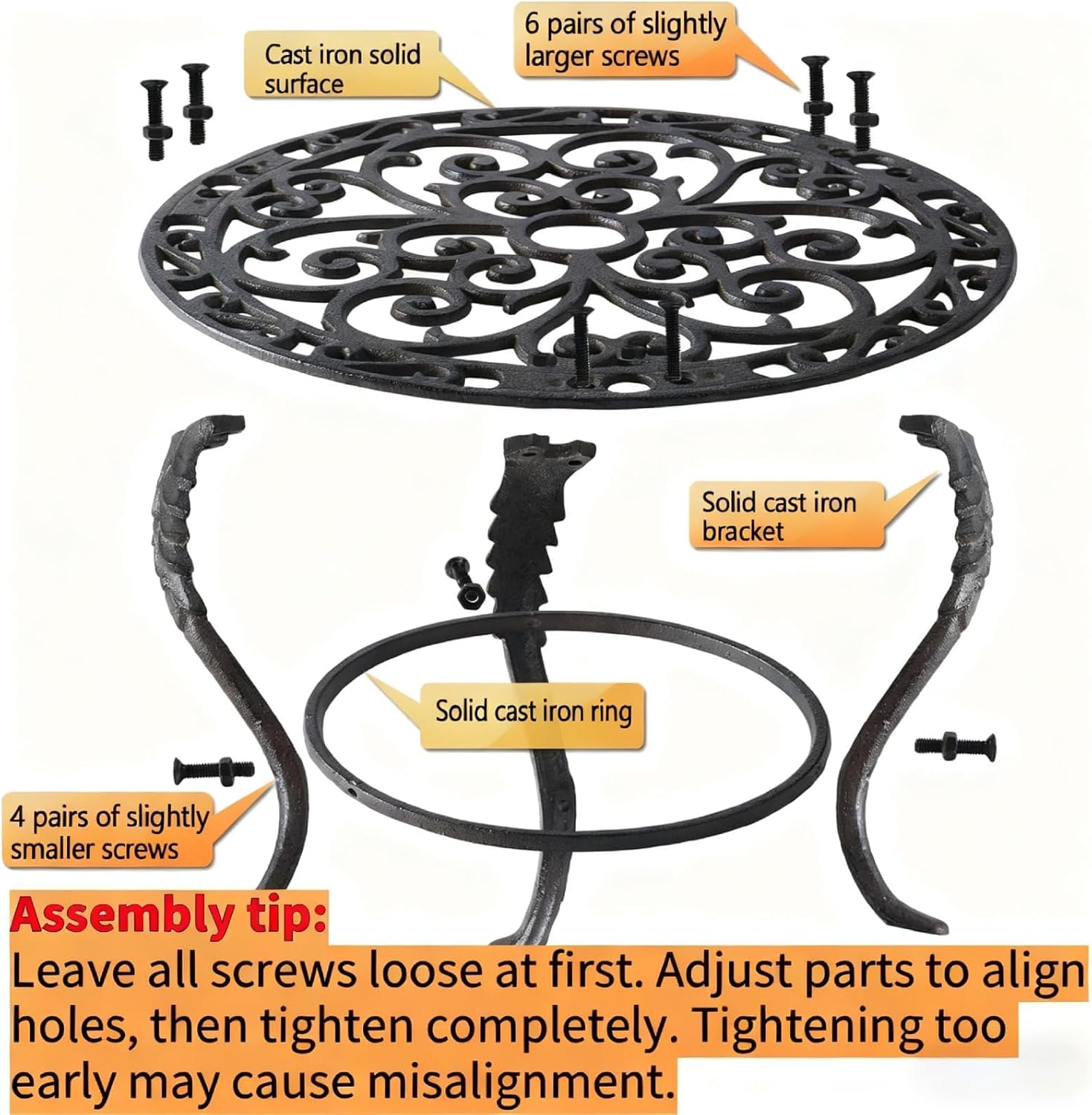 Notakia Plant Stand Indoor Outdoor Clearance Heavy Duty Cast Iron Plan