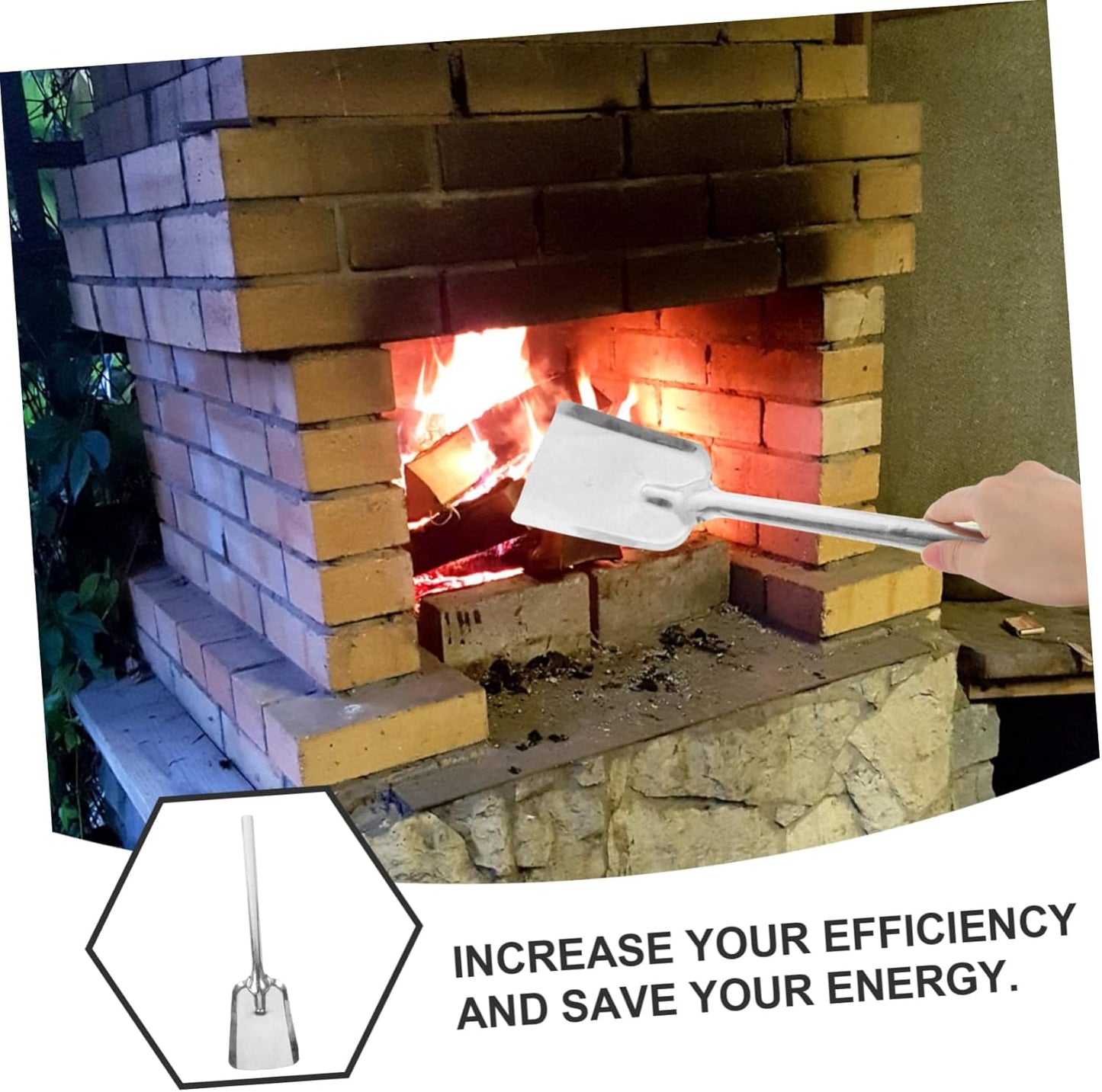 BESTOYARD 4pcs Professional Coal Ash Tools Sturdy Fireplace Shovel Coa