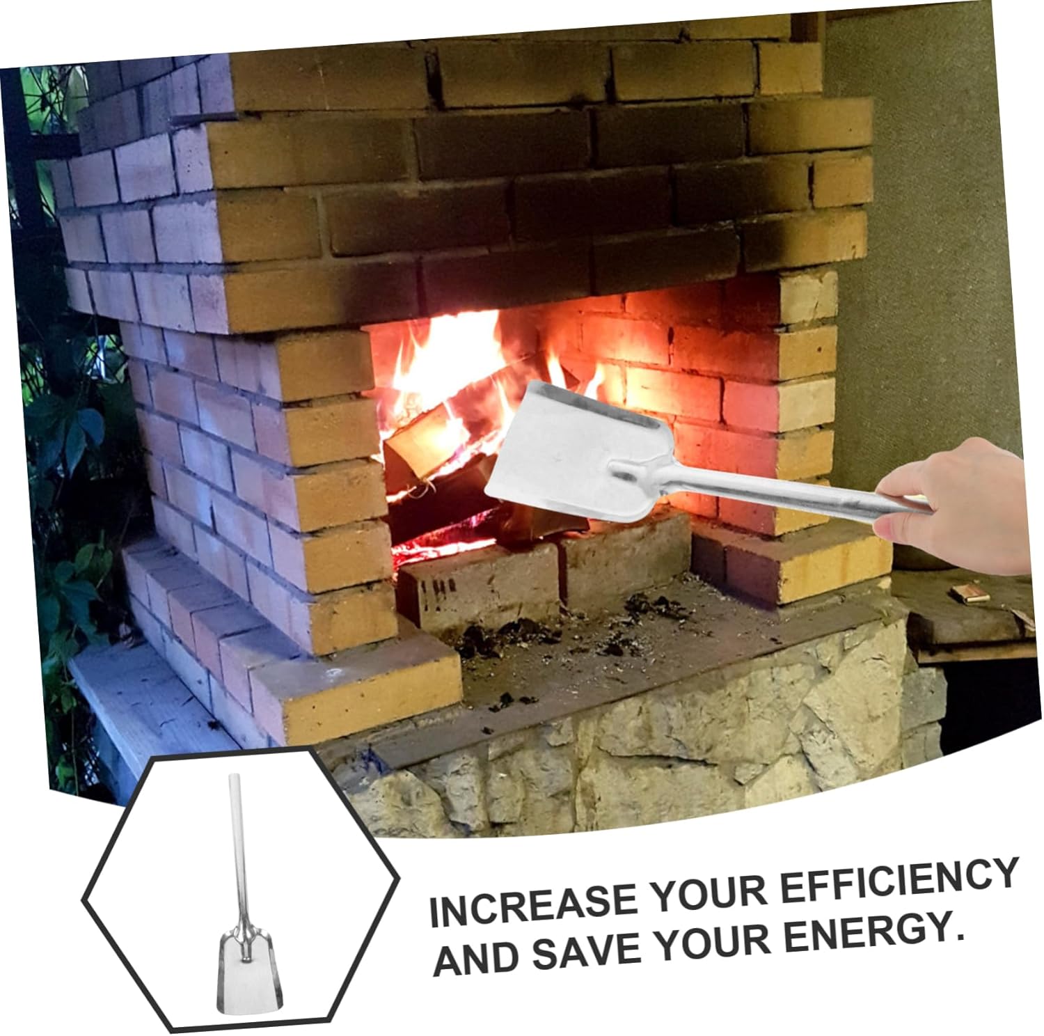 BESTOYARD 4pcs Professional Coal Ash Tools Sturdy Fireplace Shovel Coa