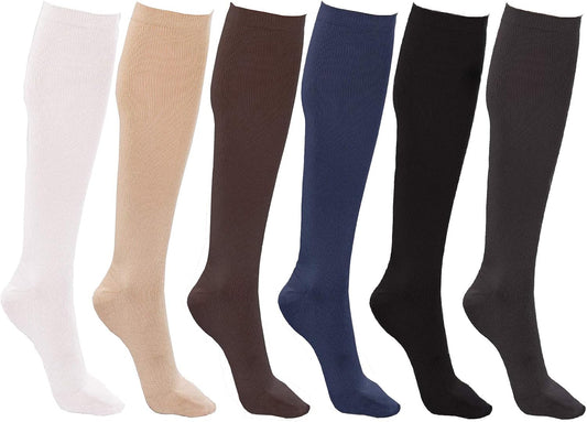 Winterlace Women’s Trouser Socks, Opaque Stretchy Nylon Knee High, Man
