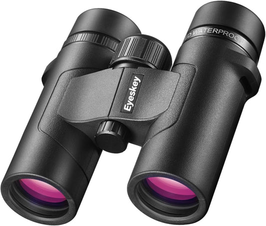 Eyeskey 8x32 ED Binoculars for Adults High Powered, Super Clear and Wide Field of View, Lightweight & Waterproof Binocular, Perfect for Hunting, Bird Watching, Wildlife
