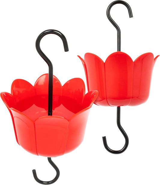 MEKKAPRO Ant Moat for Hummingbird Feeders - Heavy Duty Iron Ant Guard for Hummingbird Feeder, Ant Traps & Cups for Hummingbird Feeders, Easy to Install Hummingbird Ant Guard (6oz)