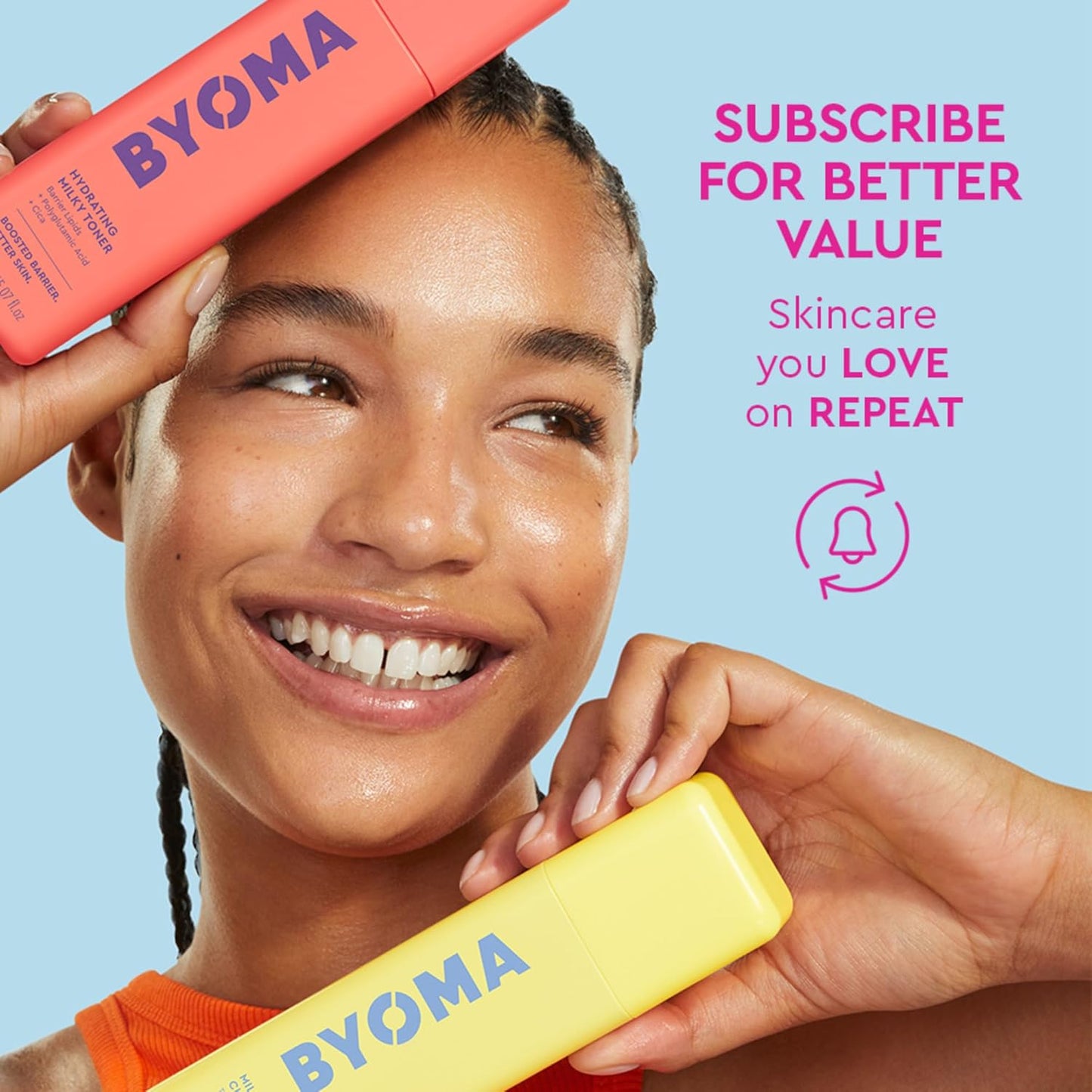 BYOMA Universal Skincare Heroes (5-Piece Kit) - Skincare Gift Set with