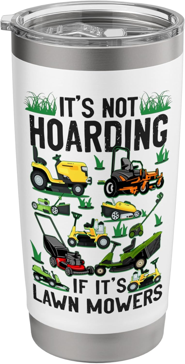 Lawn Mower Mowing Dad Father Landscaper Tractor It'S Not Stainless Steel Insulated Tumbler