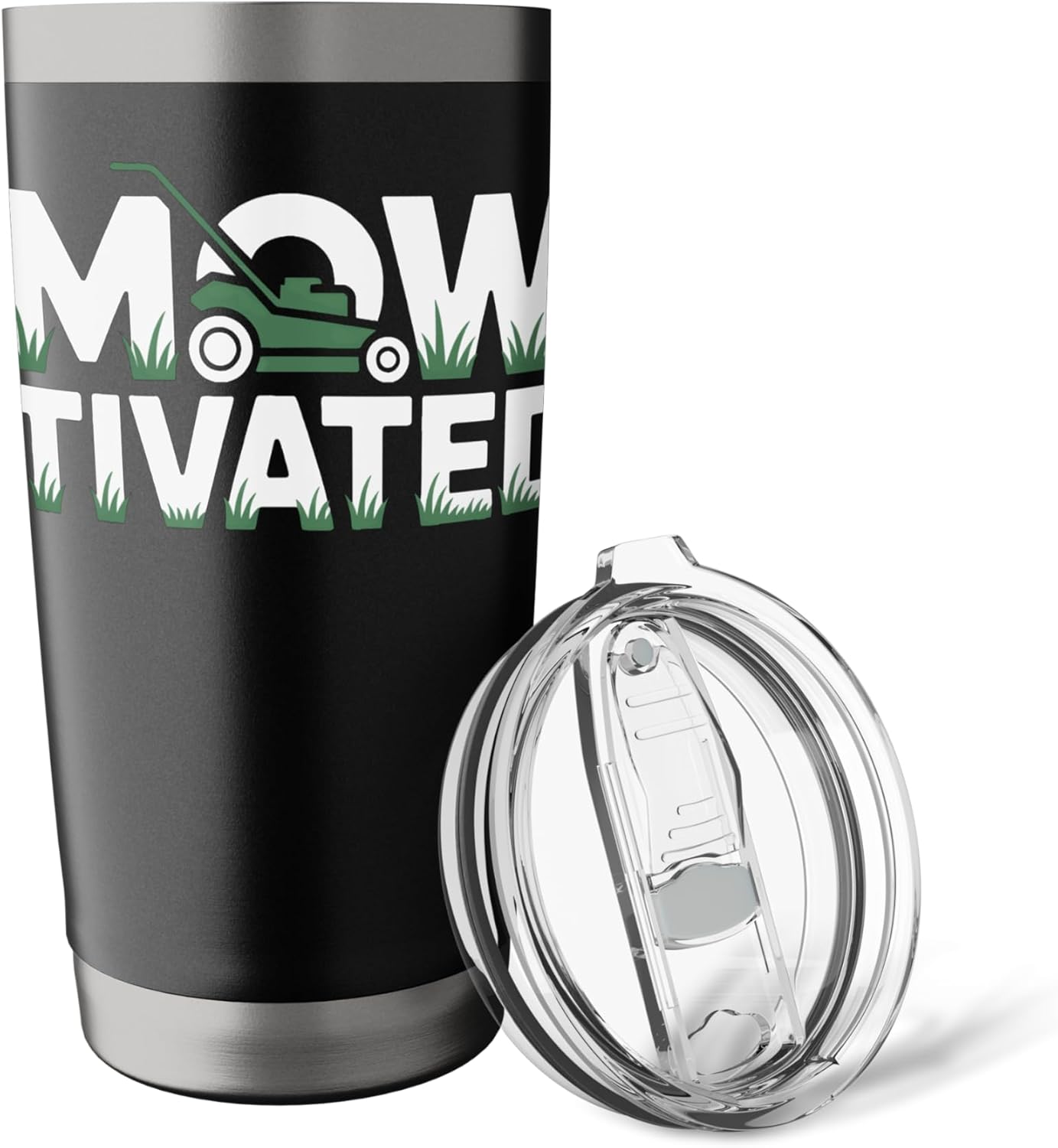 Mowtivated Lawn Care Lovers Yard Work Landscaper Hobby Stainless Steel Insulated Tumbler