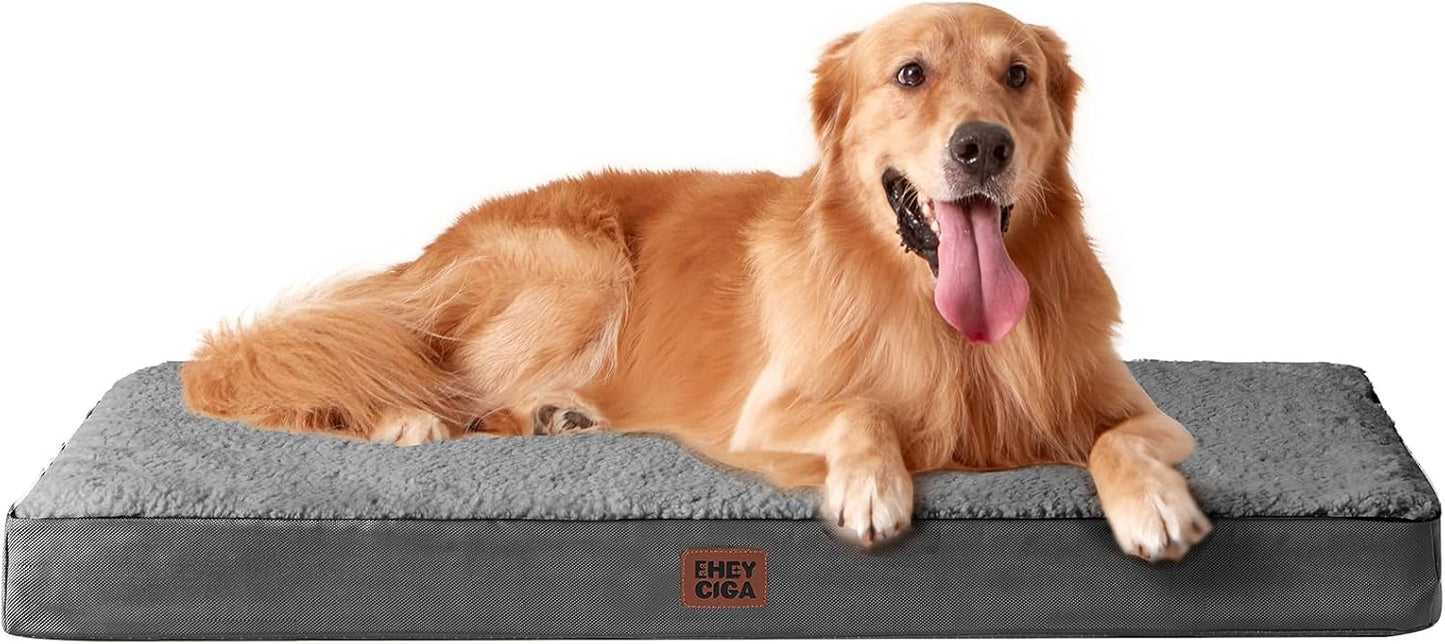 EHEYCIGA Orthopedic XL Dog Beds for Extra Large Dogs with Removable Wa