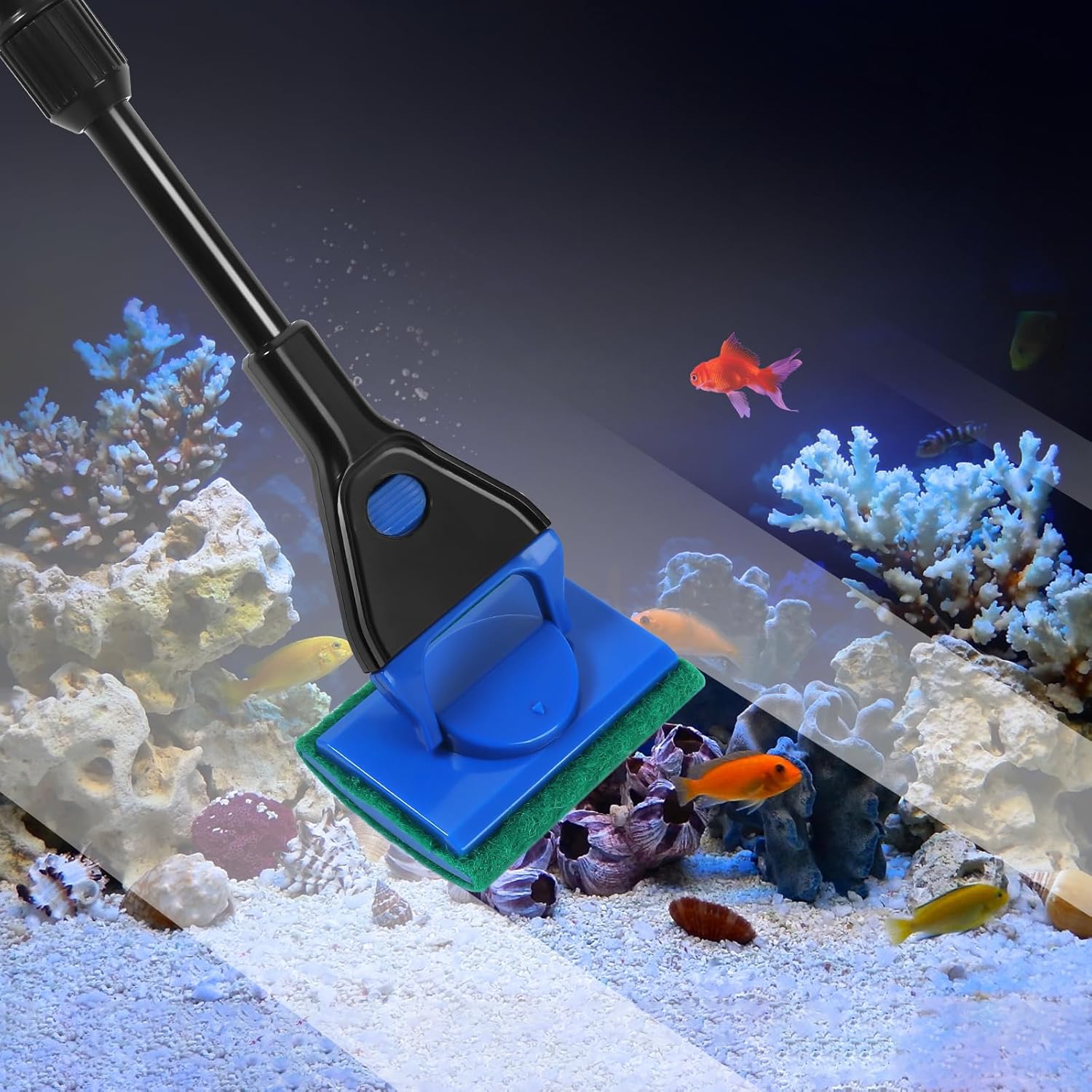 AQUANEAT Aquarium Cleaning Tools, Fish Tank Cleaner Kit with Adjustabl
