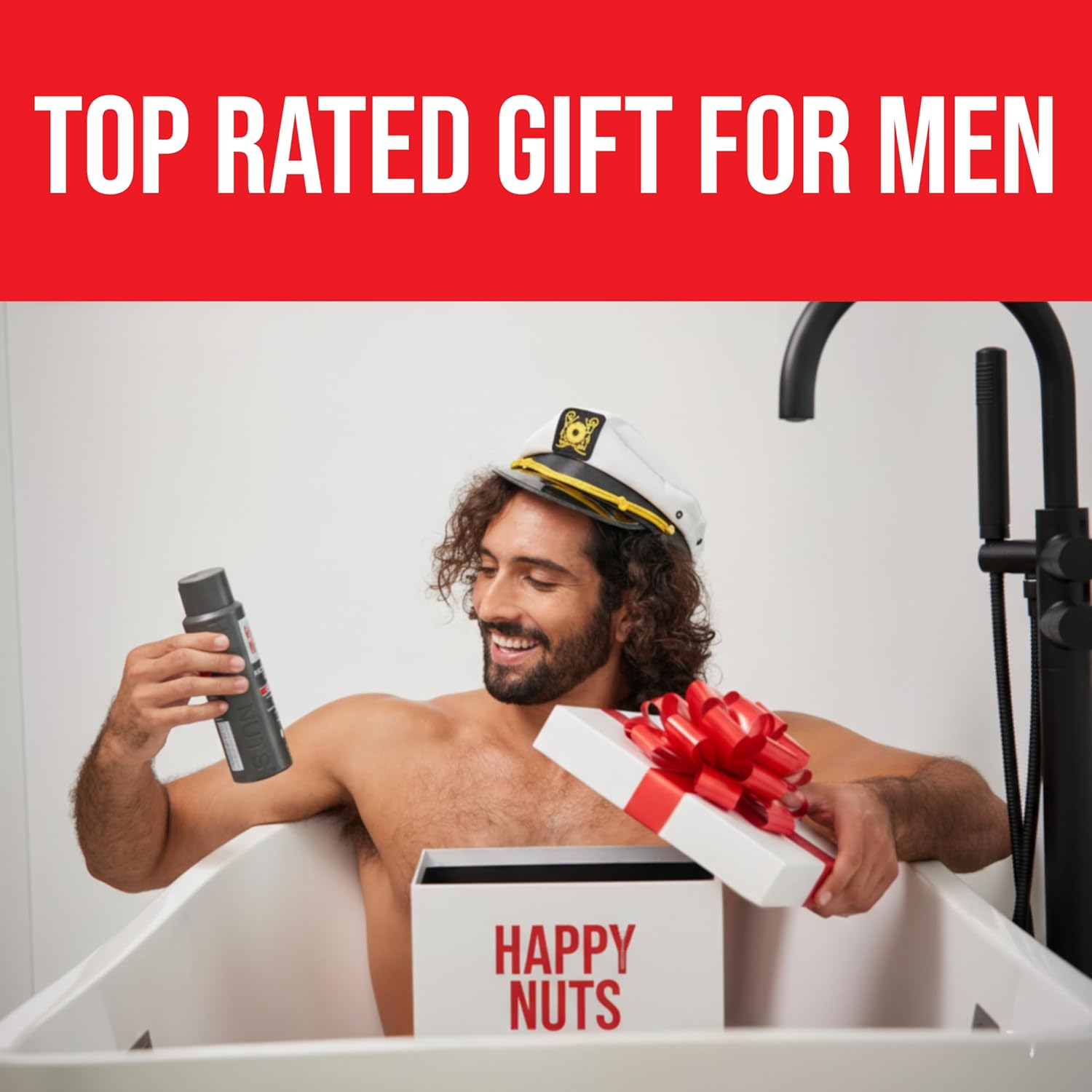 HAPPY NUTS Comfort Cream Deodorant For Men: Anti-Chafing Sweat Defense