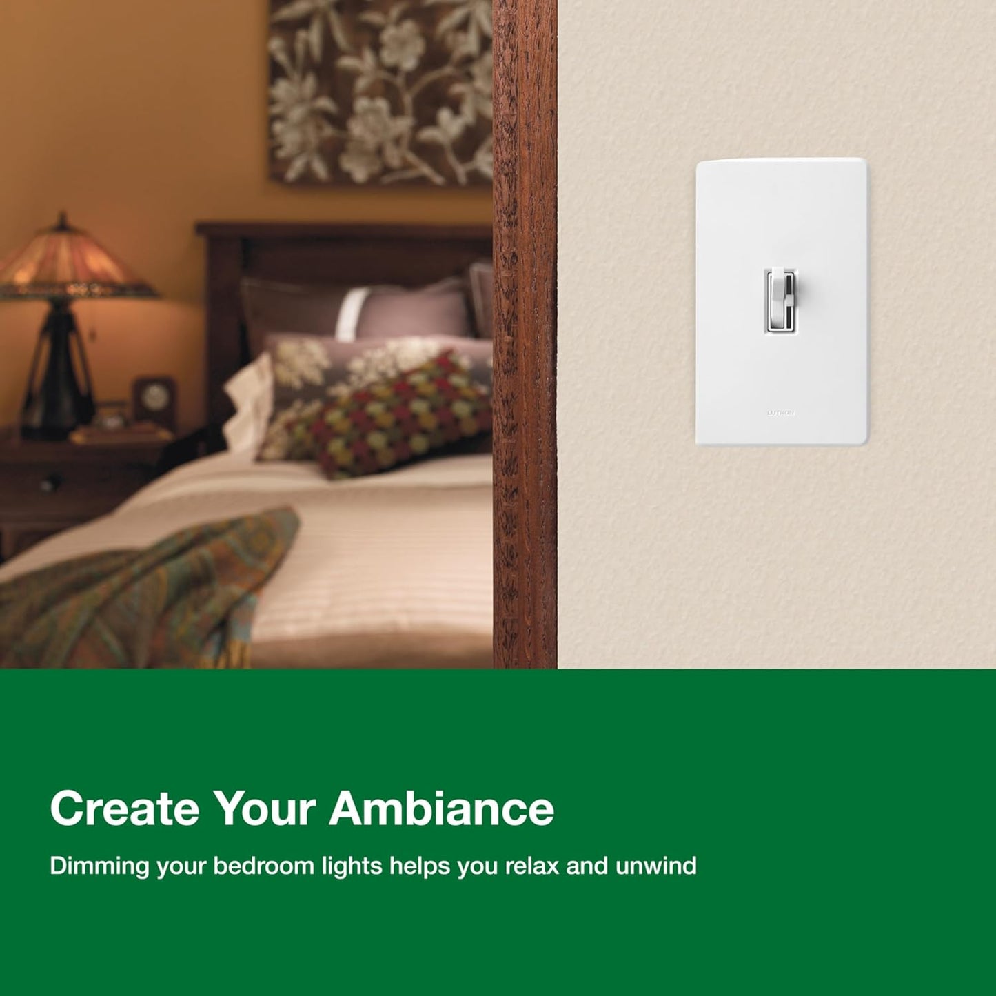 Lutron Ariadni/Toggler LED+ Dimmer Light Switch for Dimmable LED, Halo