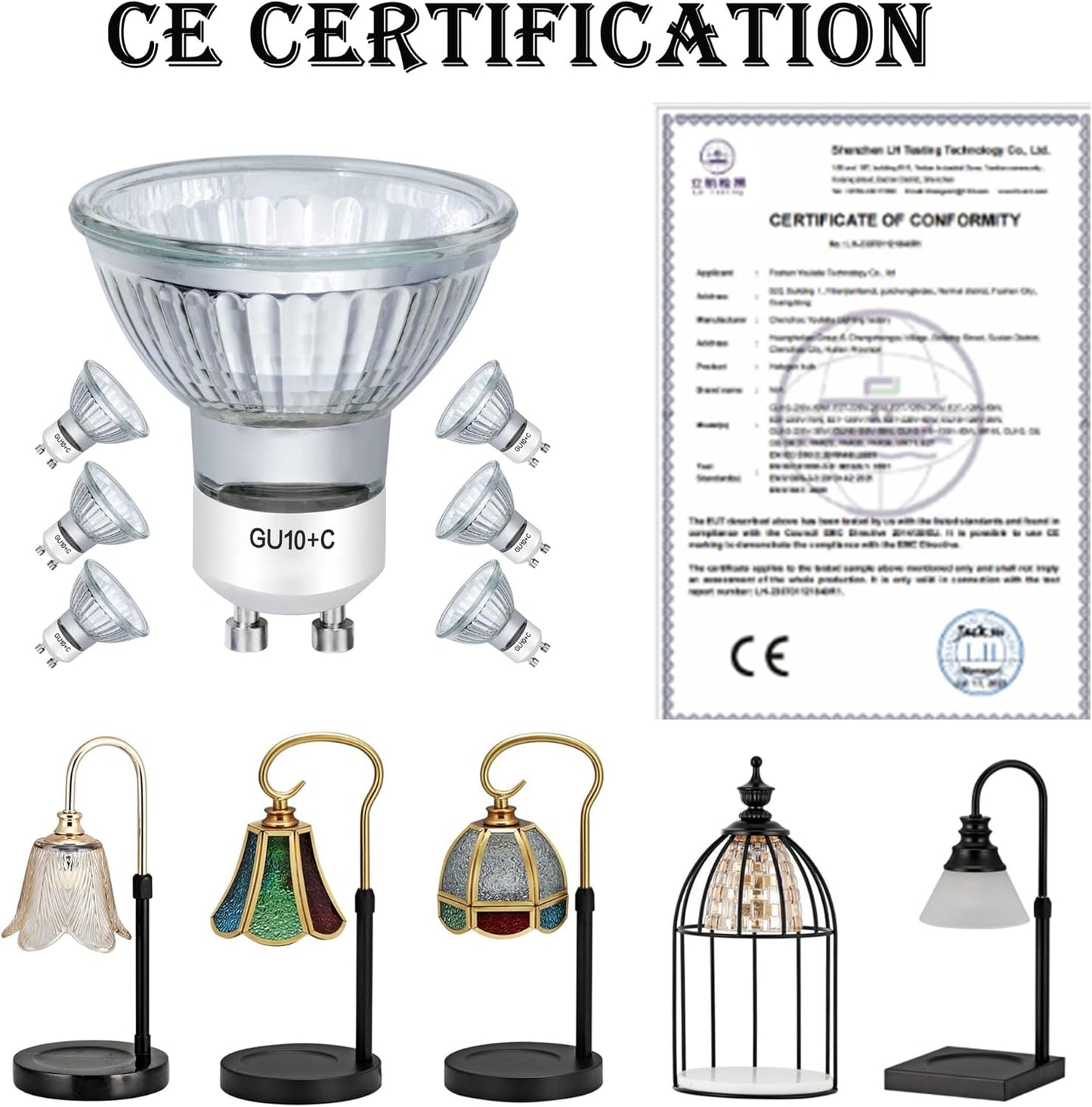 2Pcs Candle Warmer Light Bulbs Accessories, 35 Watt Wax Warmer Bulbs for Full Size Adjustable Temperature Height Candle Warmer Lamp