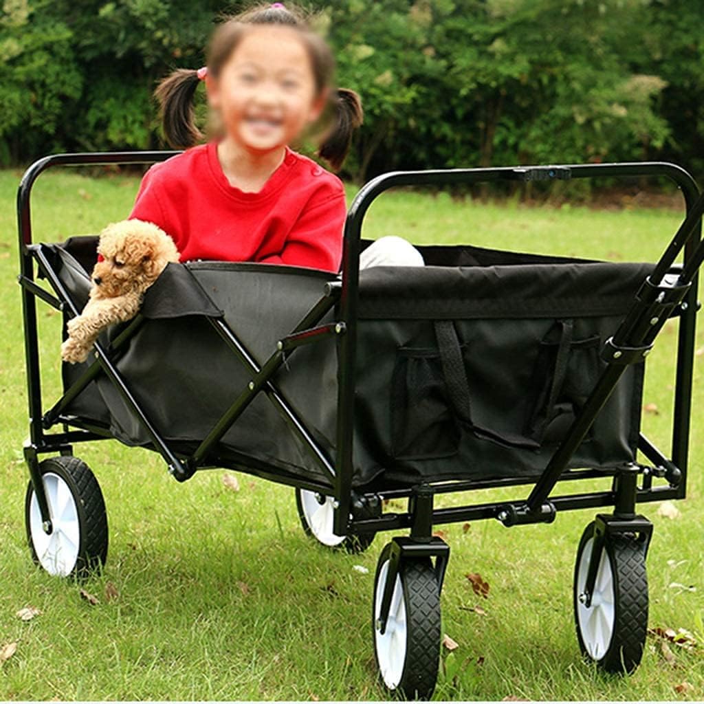 Portable Camping Cart,Outdoor Folding Utility Wagon Portable Camping C