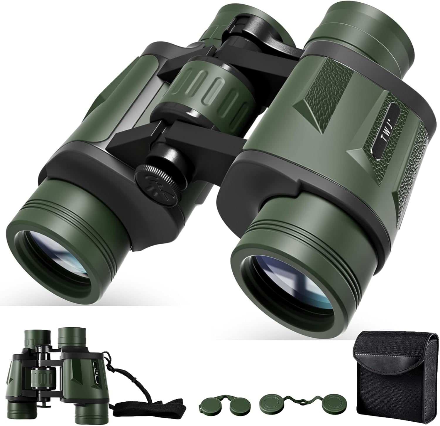 12x40 HD Classic Binoculars for Adults & Kids, Clear Large View & Low-