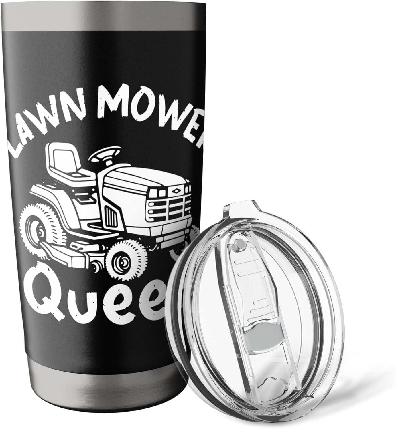 Lawn Mower Queen Funny Grass Cutting Lawn Mowing Stainless Steel Insulated Tumbler