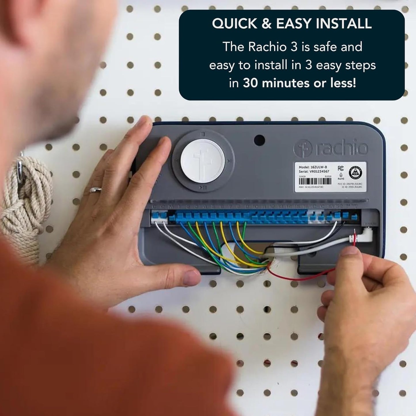 Rachio WiFi Smart Sprinkler Controller (8-Zone Irrigation Remote Contr