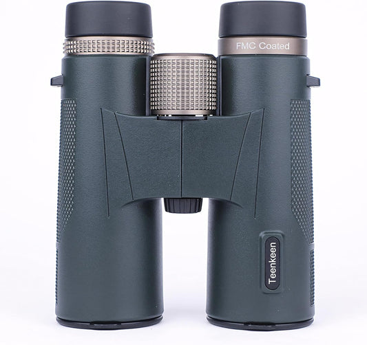 12x42 ED HD Binoculars for Adults, IPX7 Nitrogen Filled Waterproof & Fogproof Large Eyepiece Low Light Vision Optical System with FMC Coated & BAK4 Prism for Bird Watching Travel Hunting