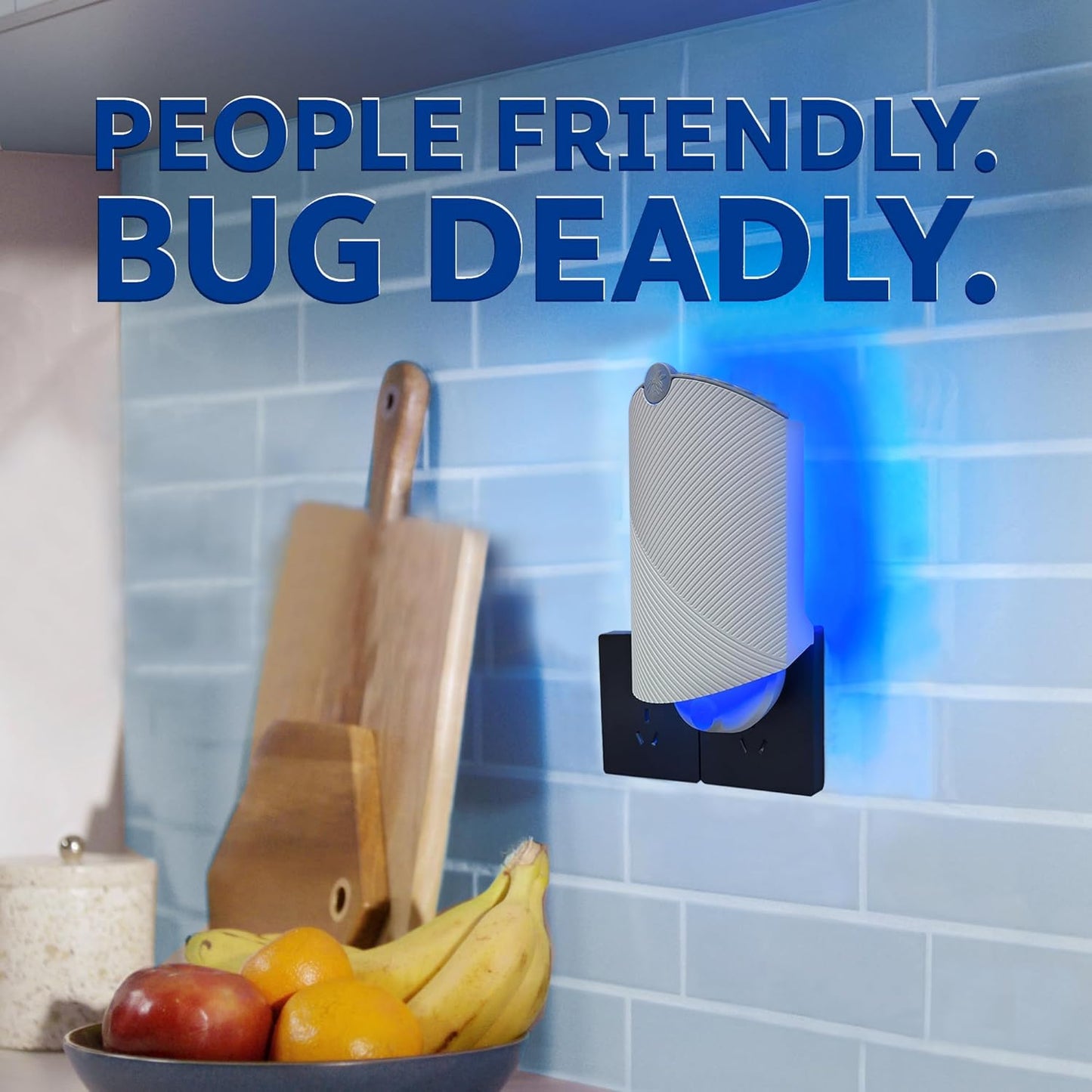 Flying Insect Trap (1 Stater & 3 Refill Cartridges), UV Light Indoor B