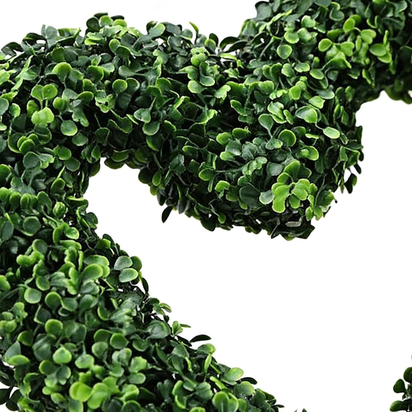 Outdoor Topiary - 25.5in Valentines Plant with Stake, Heart Shaped Decorative Greenery for Planter Pot Potted Courtyard, Porch Wedding Farmhouse Backyard Display, Seasonal Landscape Ornament