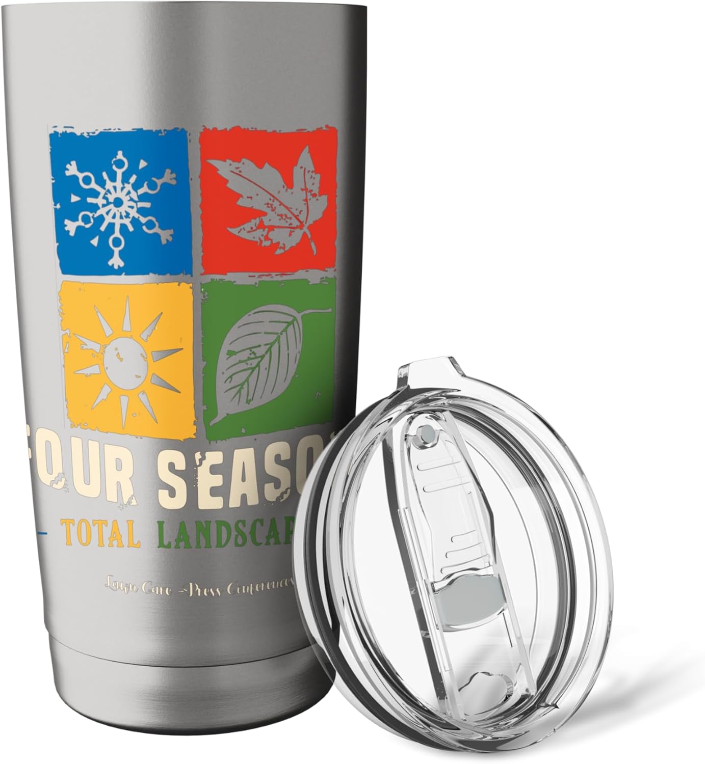 Four Season Total Landscaping Lawn Care Landscapers Stainless Steel Insulated Tumbler