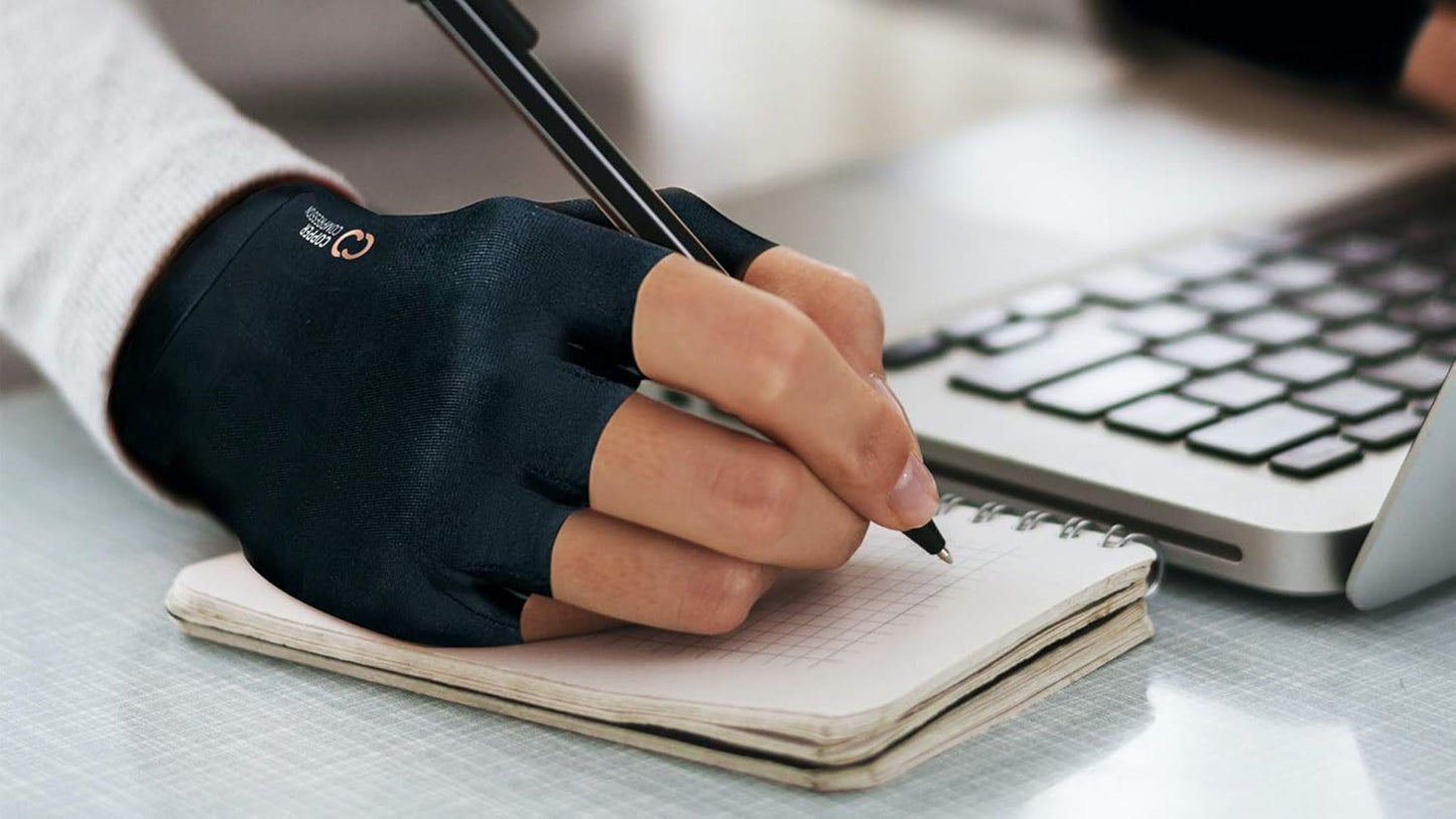 Copper Compression Arthritis Gloves | Fingerless Arthritis Carpal Tunn