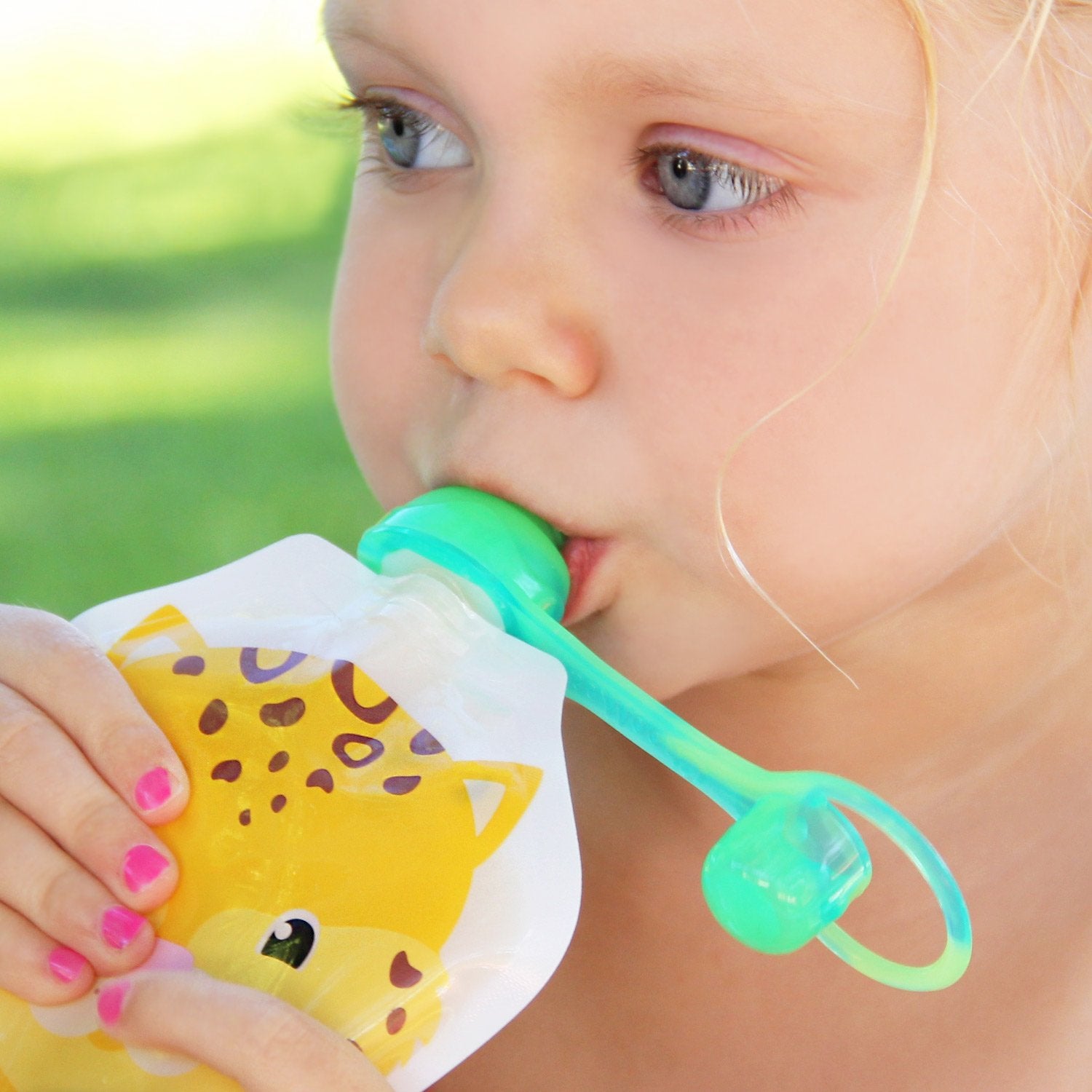ChooMee SoftSip Food Pouch Top | Baby Led Weaning | No Spill Flow Cont