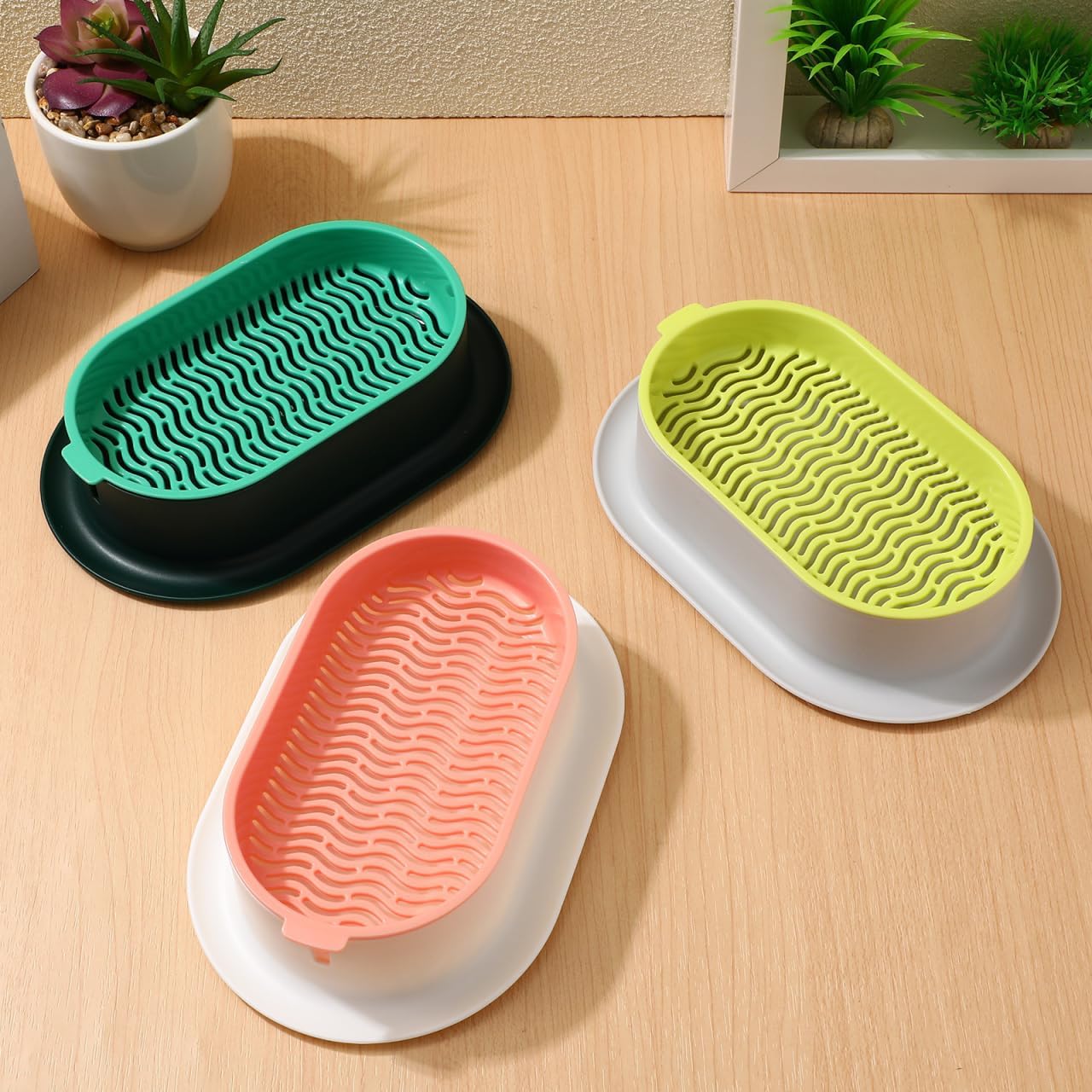 Hydroponic Cat Grass Planter Indoor Soilless Growing Box with Large Water Reservoir Practical Cat Plant Pot for Easy Home Cultivation 7.44X4.84X1.77In