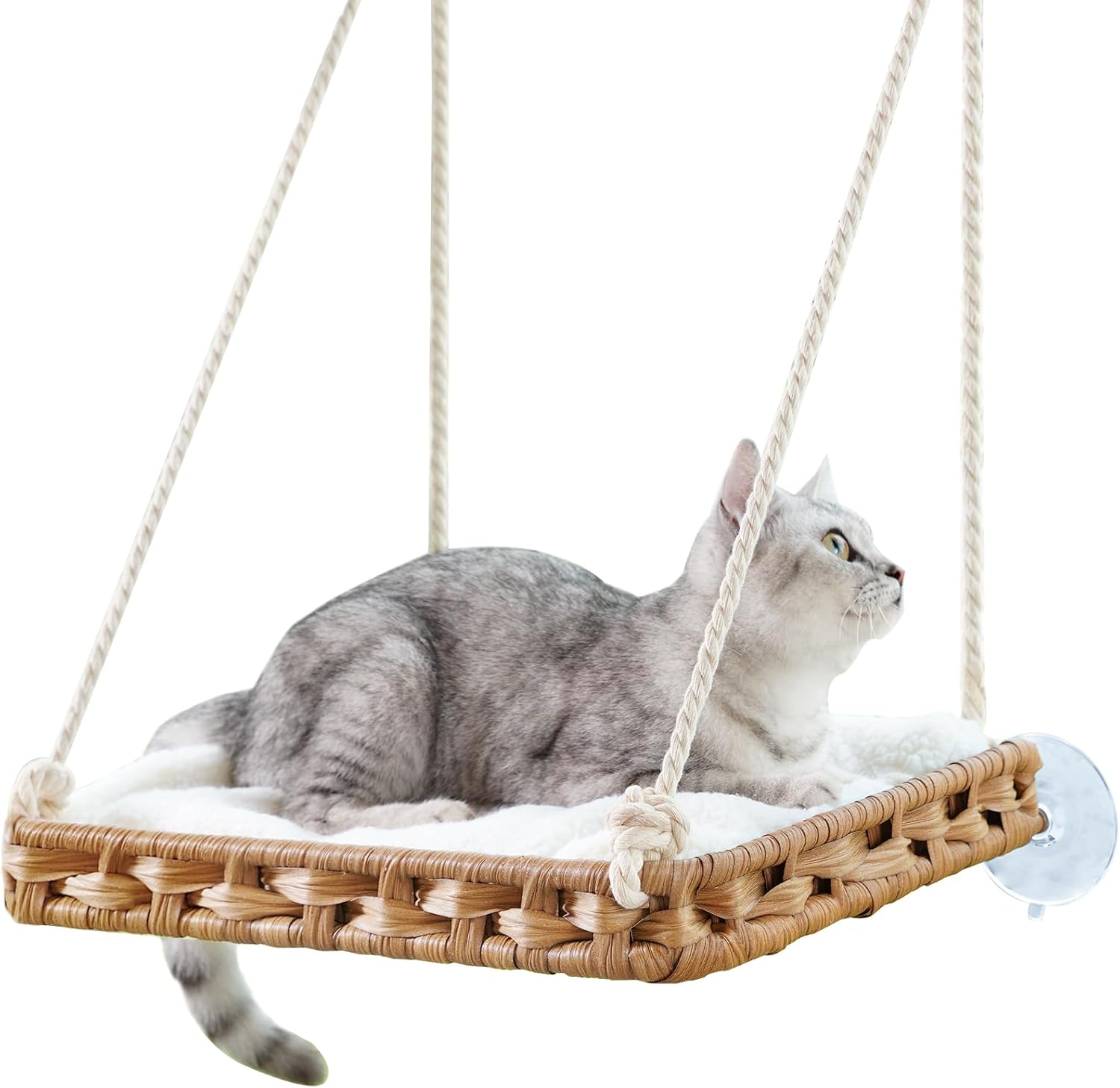 Cat Window Perch 2 Pack,Cat Window Hammock Bed for Indoor Cats,Large H