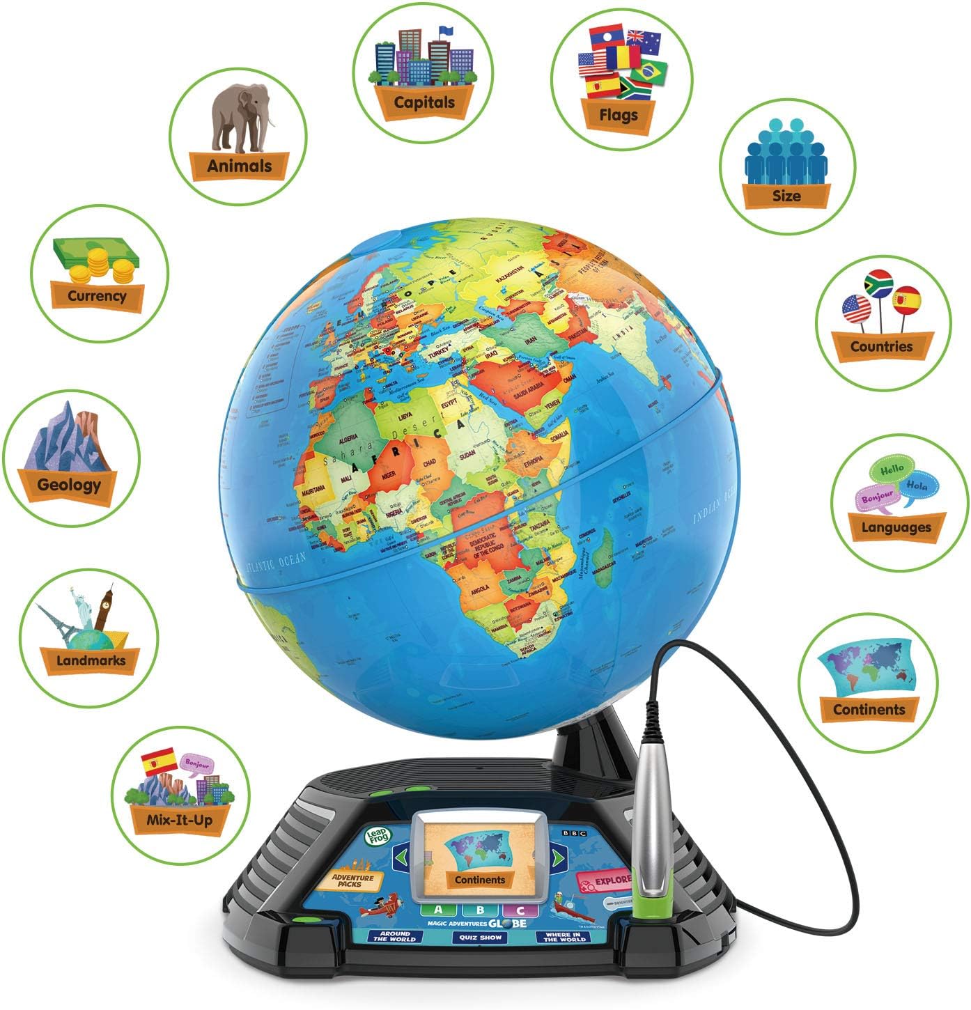 LeapFrog Magic Adventures Globe (Frustration Free Packaging)