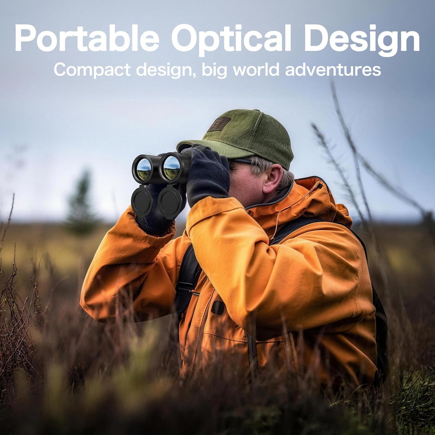 10x42 HD Binoculars for Adults, High Powered Binoculars with BAK4 Pris