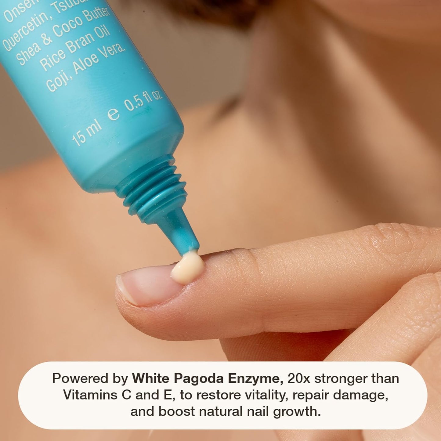 Onsen Nail & Cuticle Cream Treatment w/Japanese Tsubaki, Jojoba & Lave