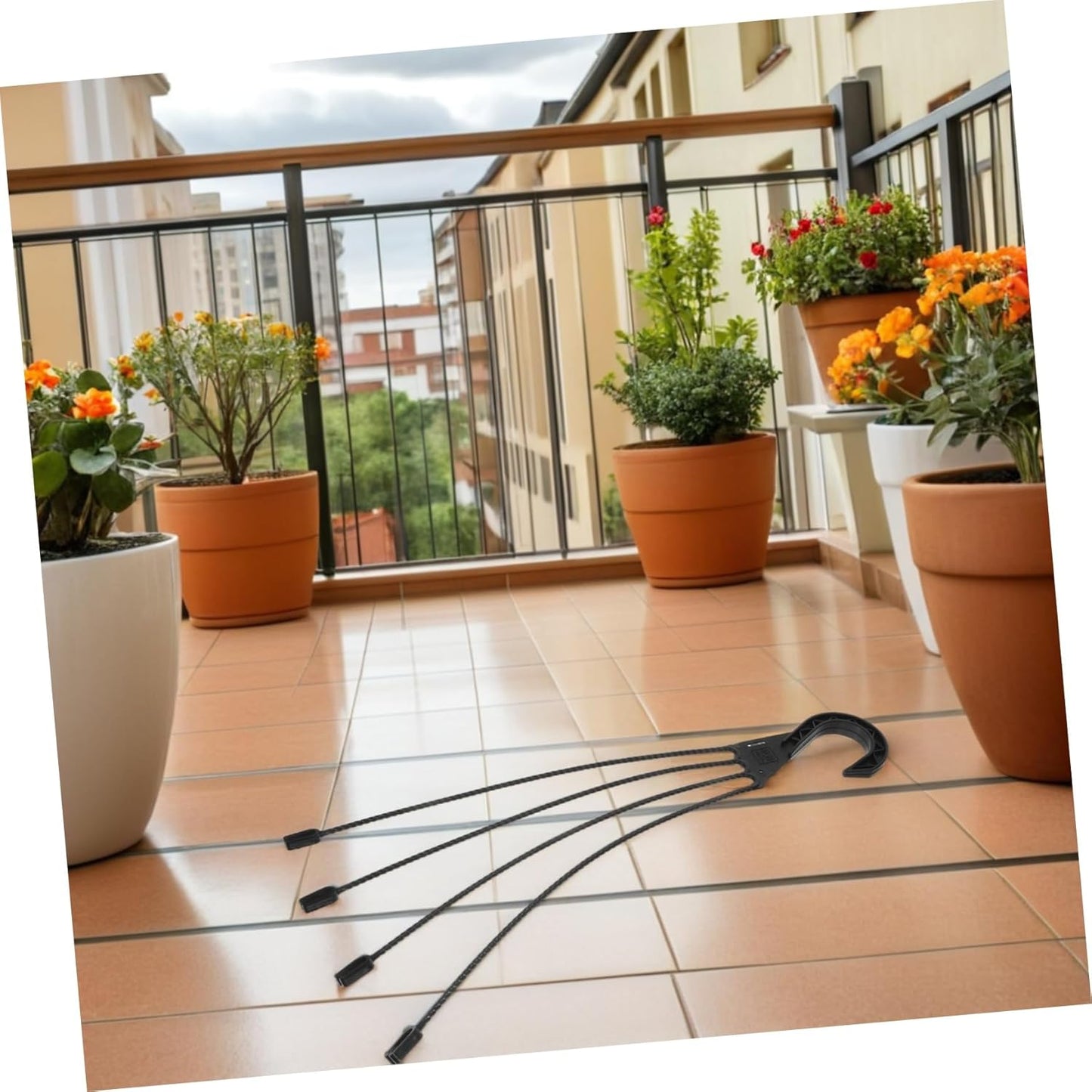 Milisten 5Pcs Durable Flower Pot Hanging Hooks for Wall Planters Easy 