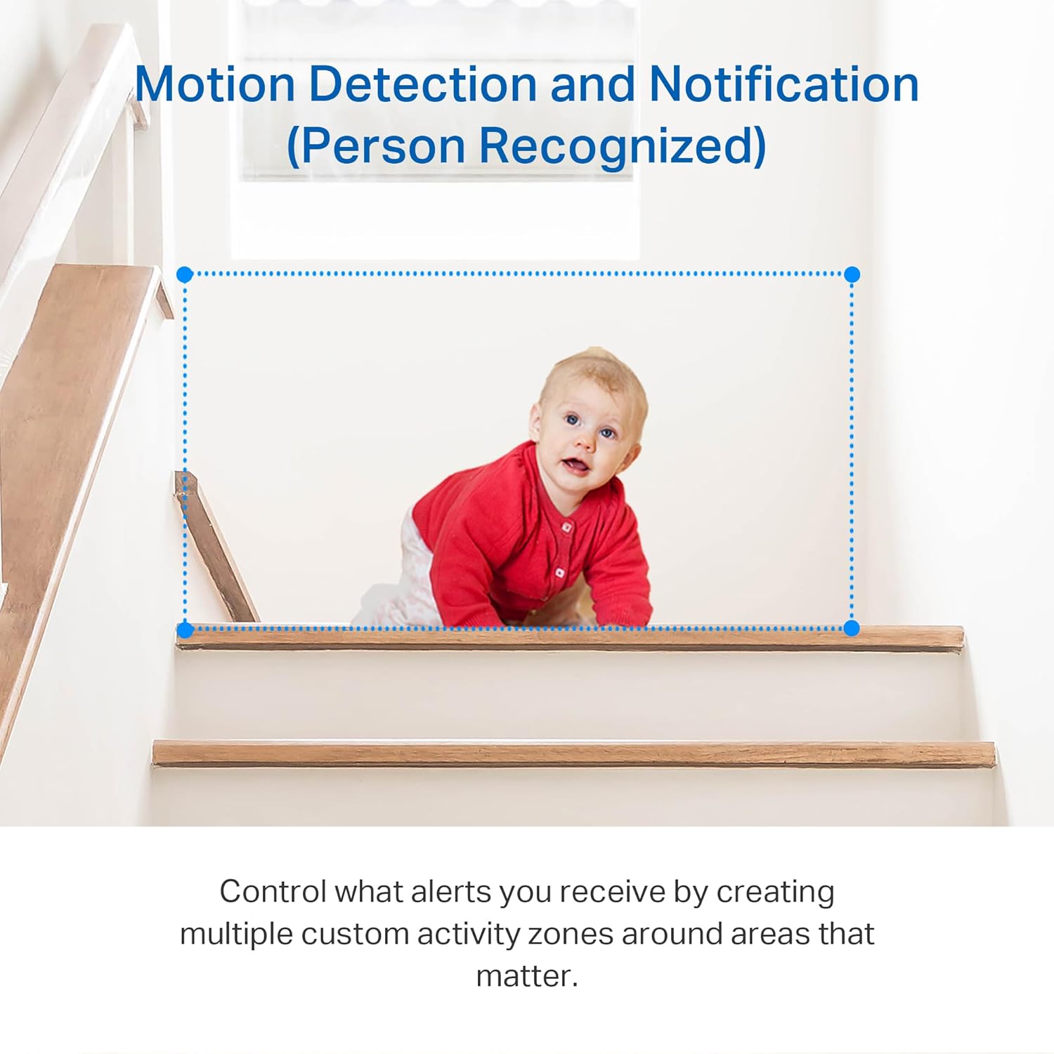 Tapo 2K Indoor Pan/Tilt Wired Security Camera - Works as a Baby Monito