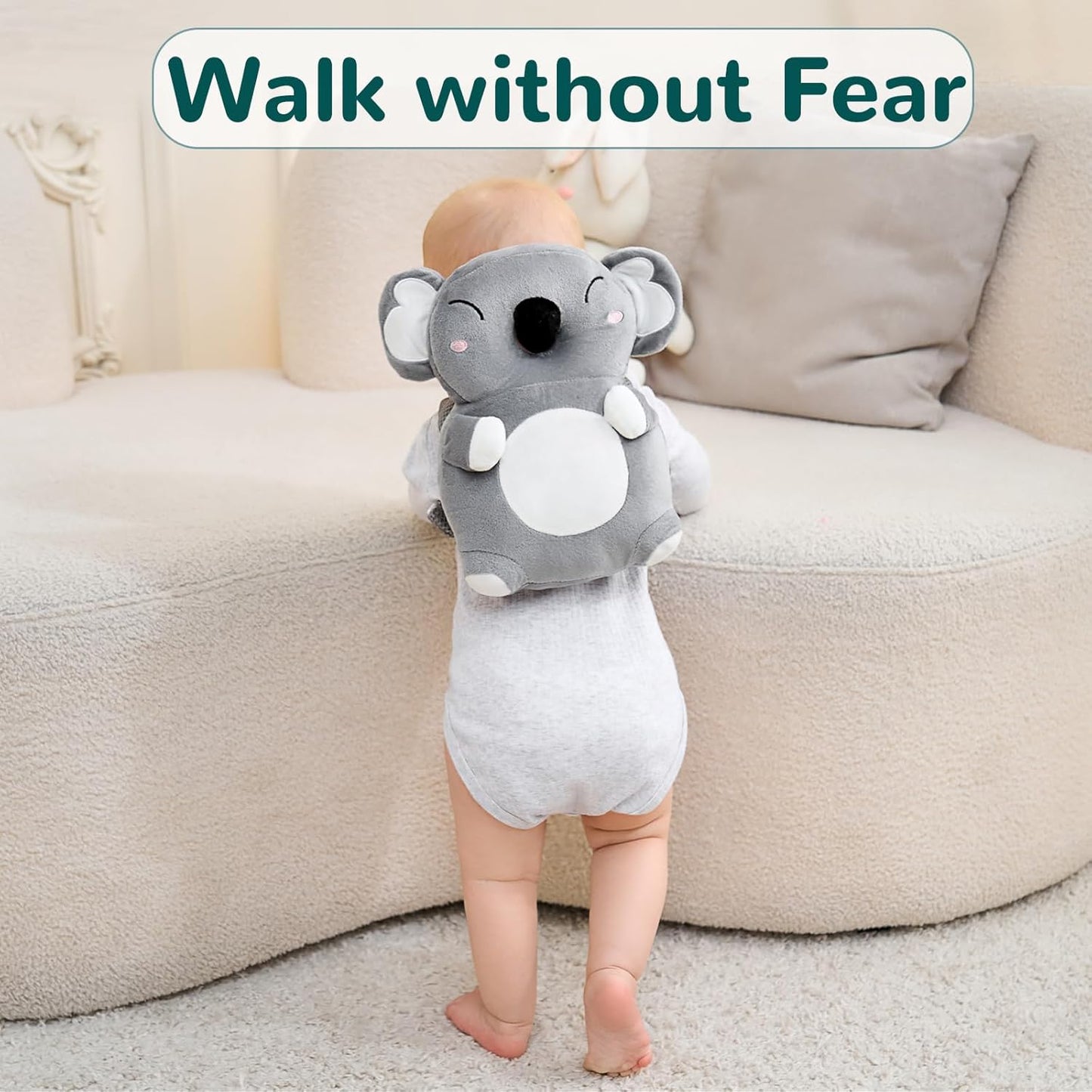 Baby Head Protector Backpack for Falling Crawling and Walking Toddler 