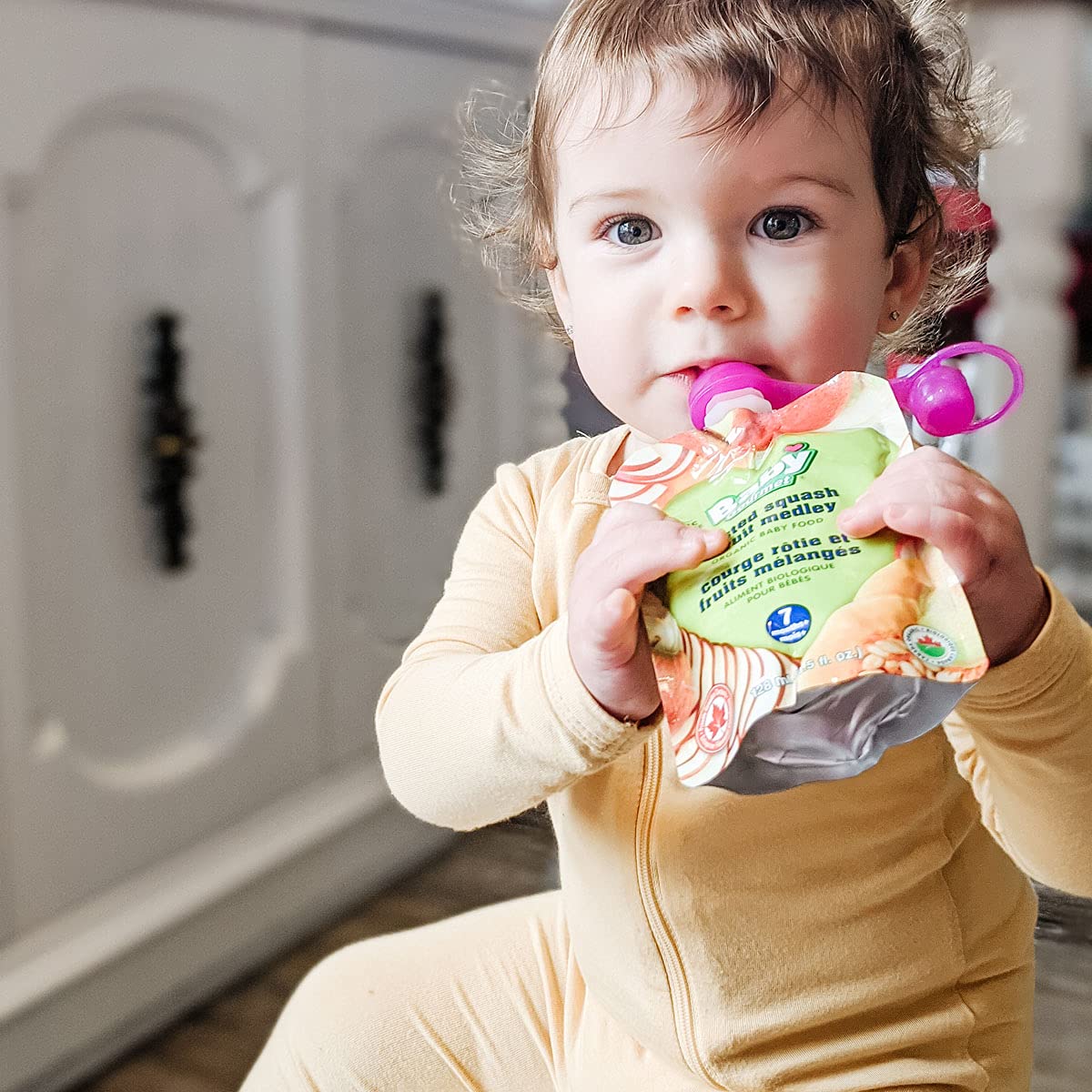 ChooMee SoftSip Food Pouch Top | Baby Led Weaning | No Spill Flow Cont