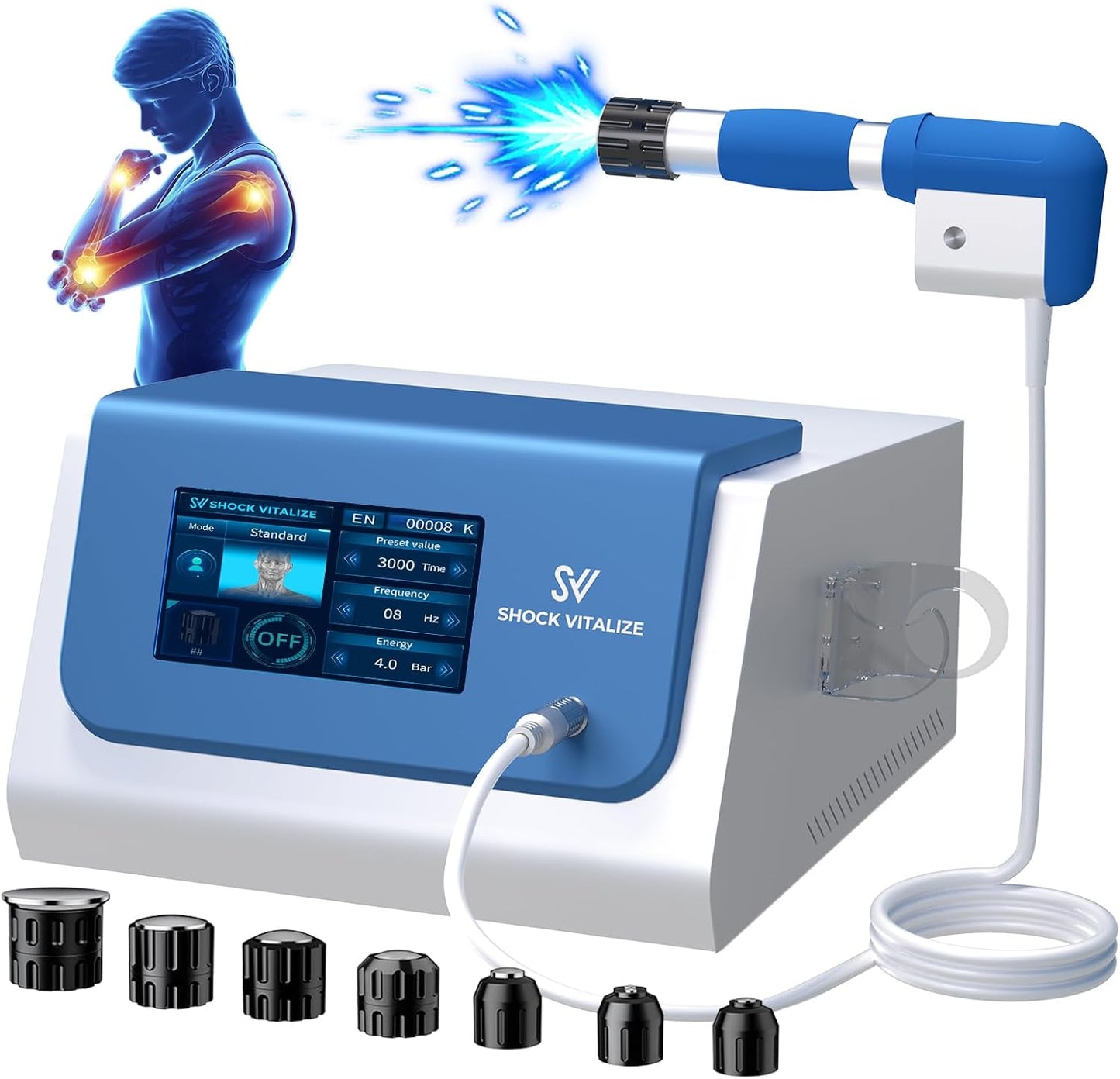 2026 New Upgraded Shockwave Therapy Machine, Extracorporeal Shock Wave