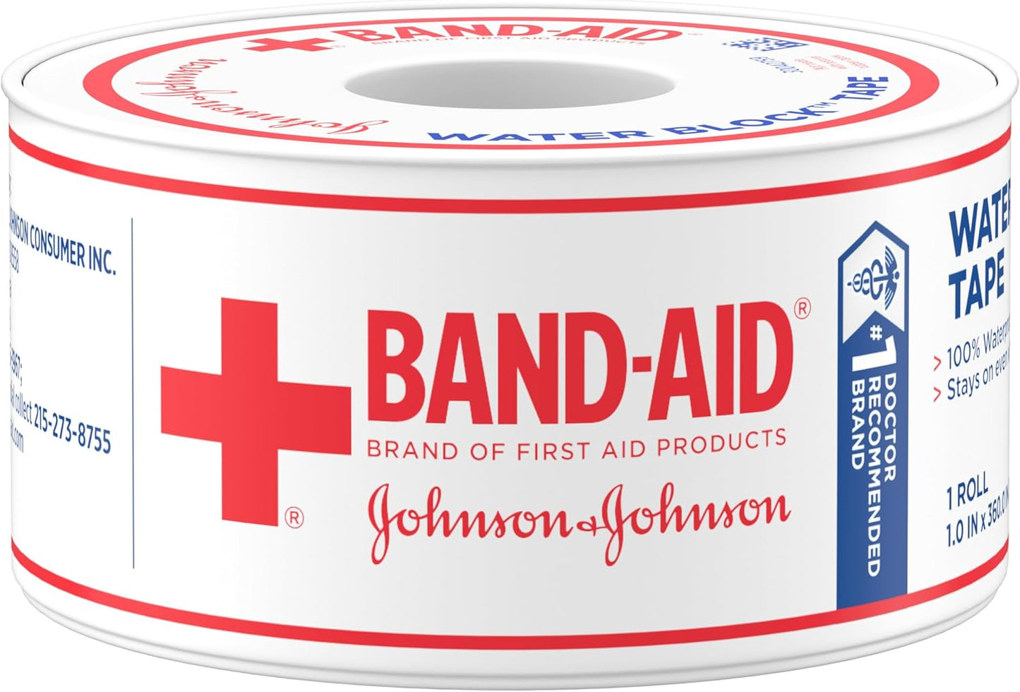Band-Aid Brand First Aid Water Block 100% Waterproof Self-Adhesive Tap