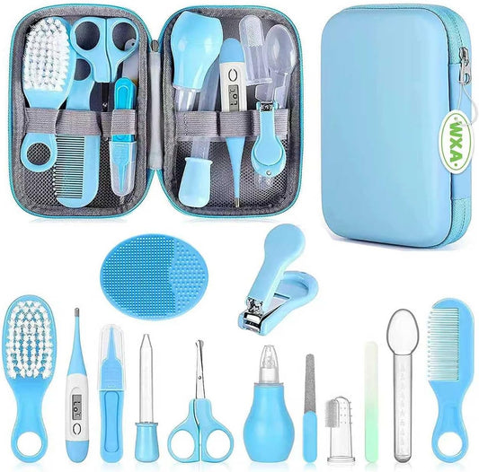 Baby Grooming Kit, Infant Safety Care Set with Hair Brush Comb Nail Cl