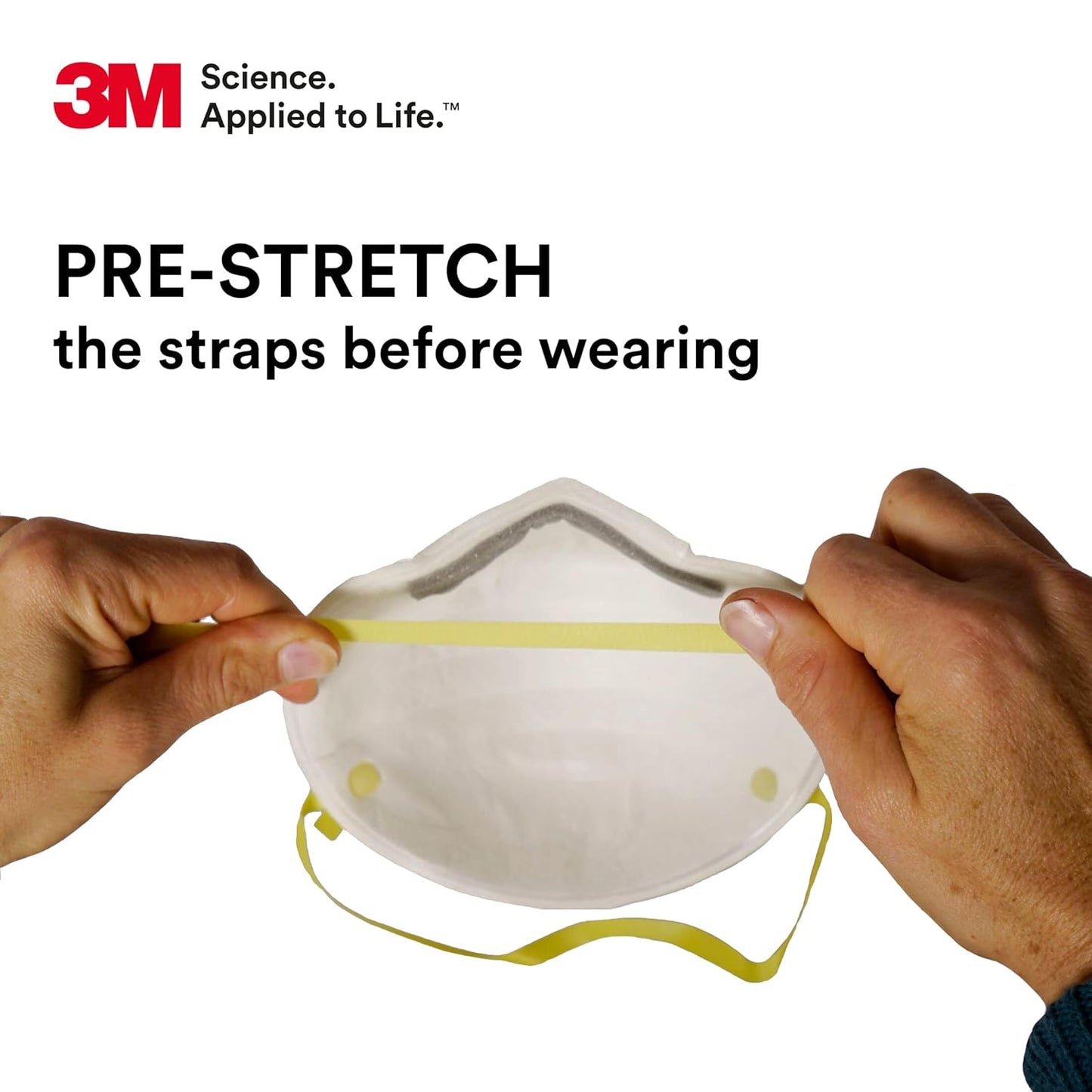 3M 8210 Particulate Respirator, N95, Pack of 20 Disposable Respirator,
