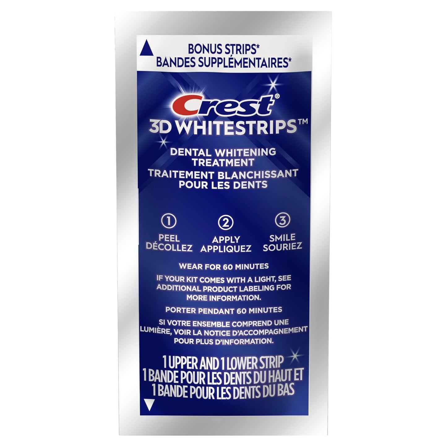 Crest 3D Whitestrips Professional Effects – Teeth Whitening Kit, 22 Tr