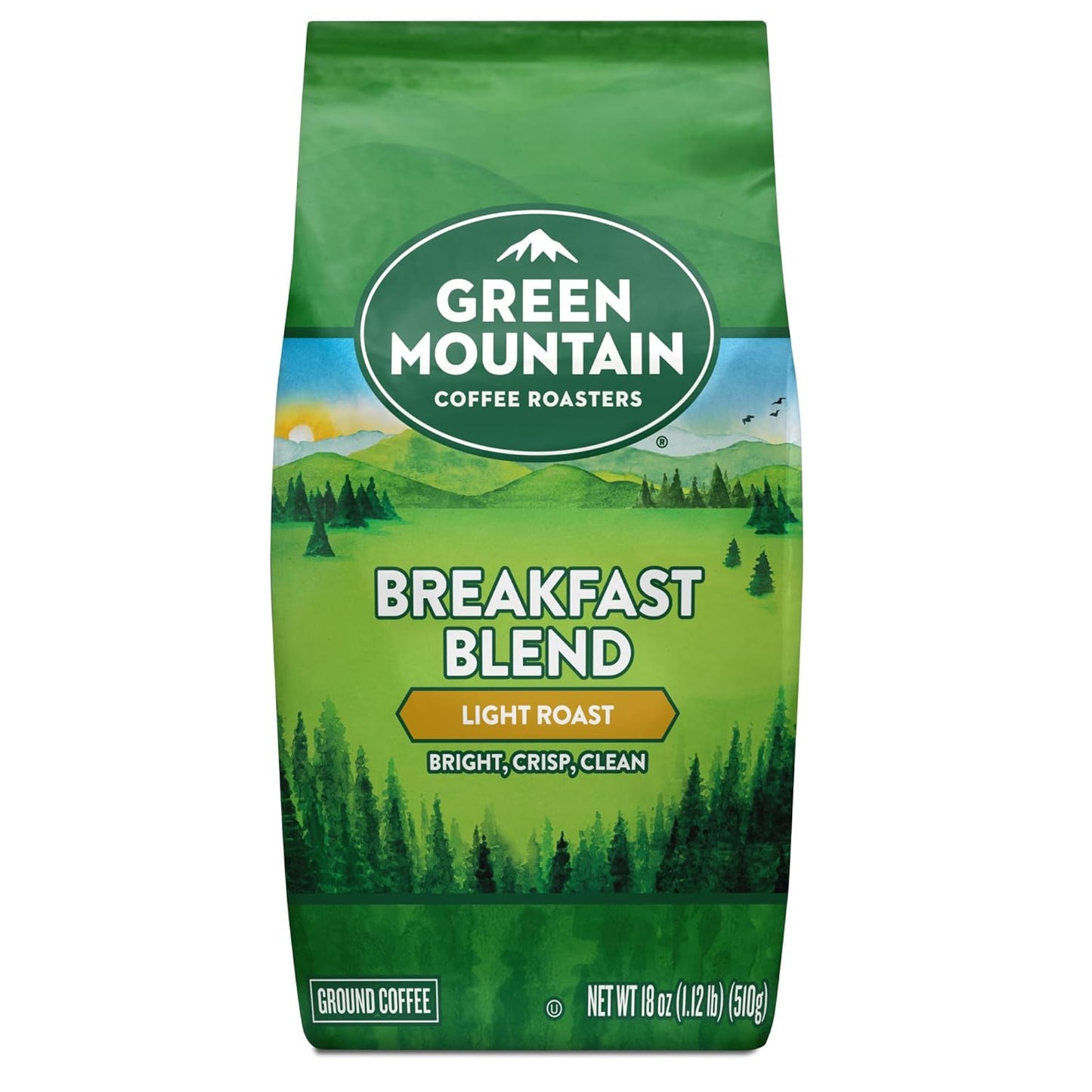Green Mountain Coffee Roasters Breakfast Blend, Ground Coffee, Bagged 