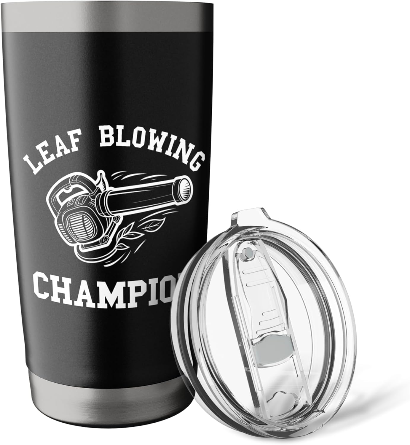 Leaf Blower Kids Funny Mens Landscaping Lawn Care Work Yard Stainless Steel Insulated Tumbler